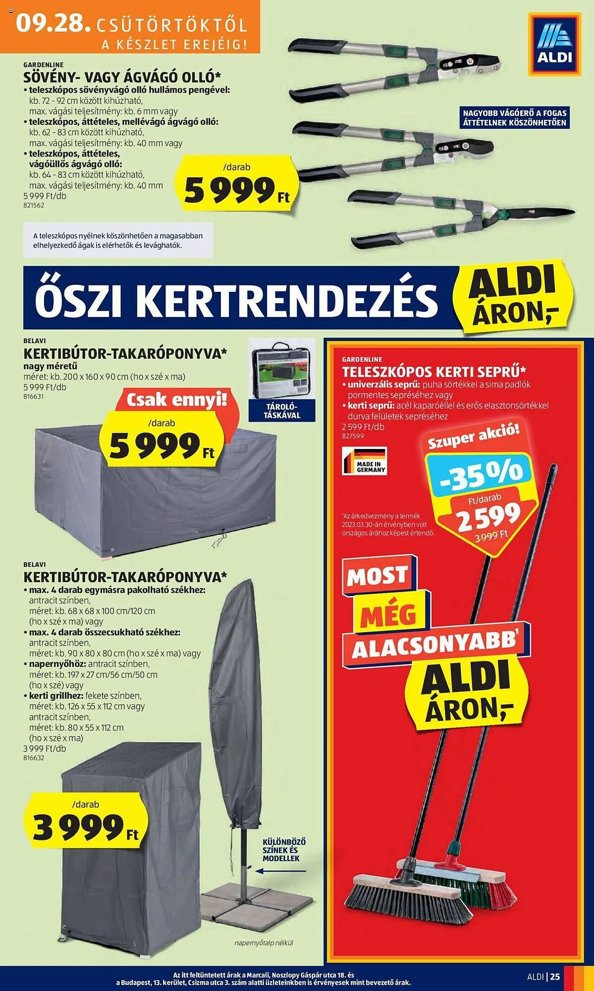 Katalógus ALDI akciós újság szeptember 28.-tól október 4.-ig 2023. - Oldal 29