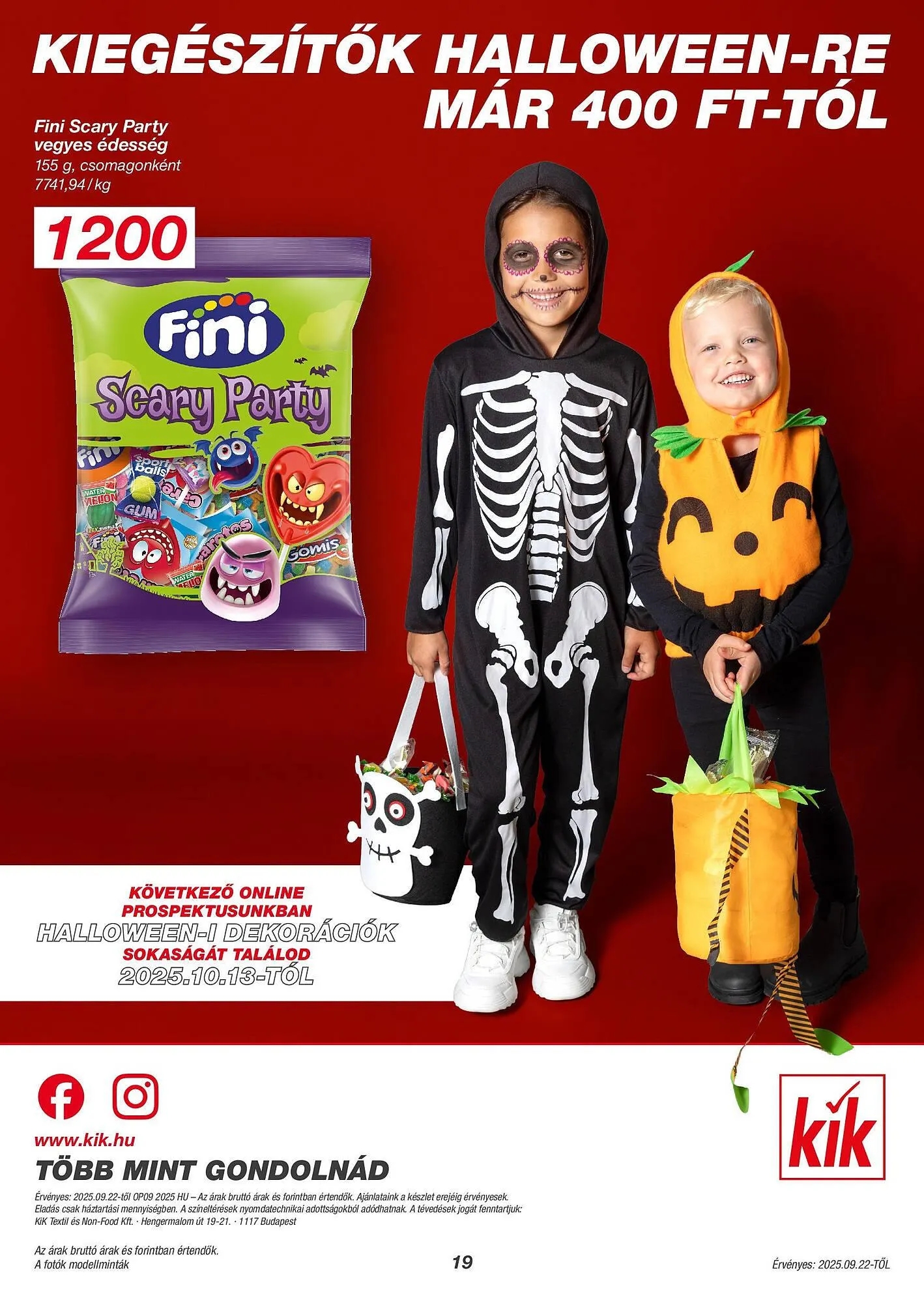 Katalógus Kik akciós újság szeptember 22.-tól szeptember 28.-ig 2025. - Oldal 19