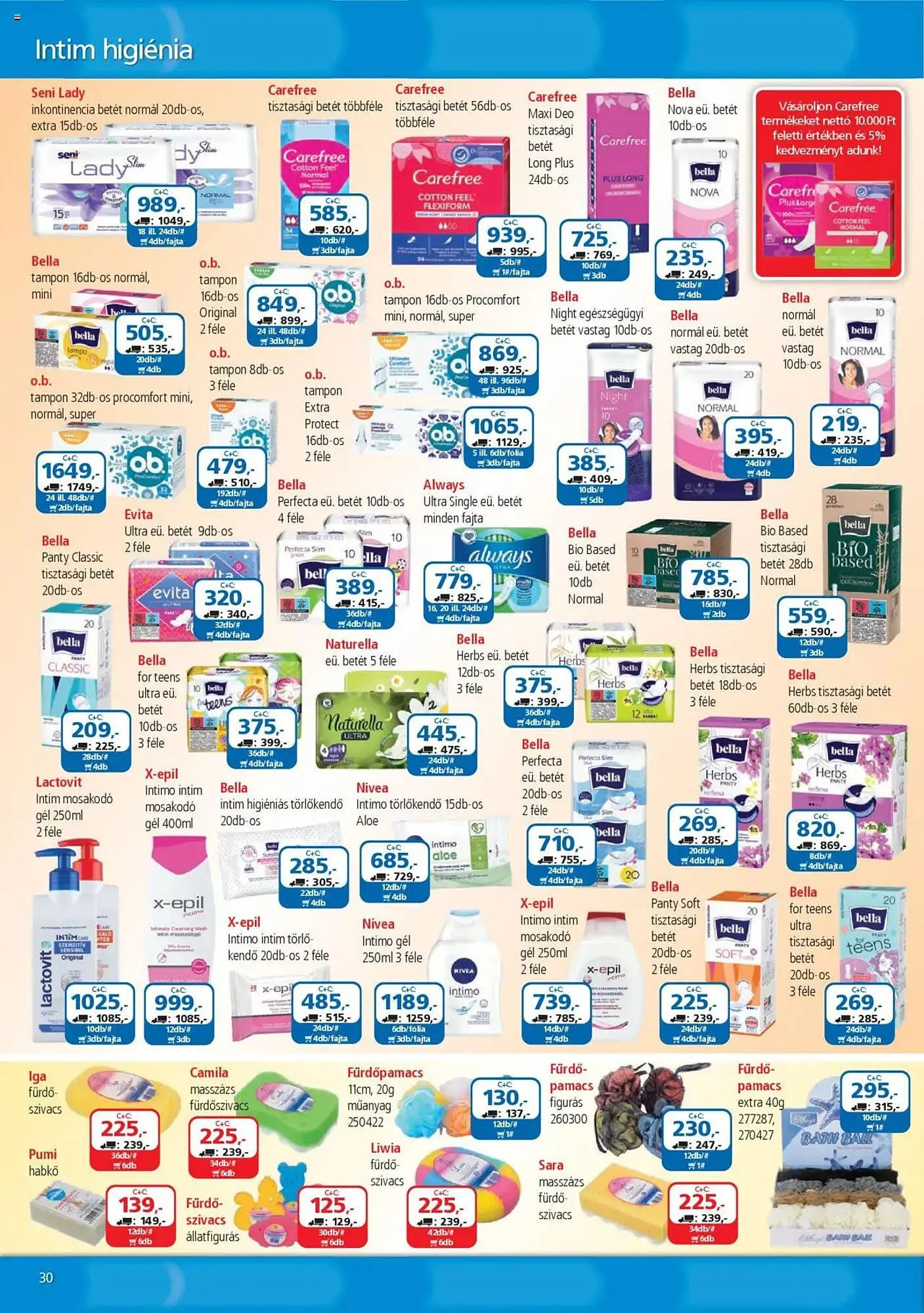 Katalógus ÁRKLUB akciós újság augusztus 1.-tól augusztus 31.-ig 2025. - Oldal 30