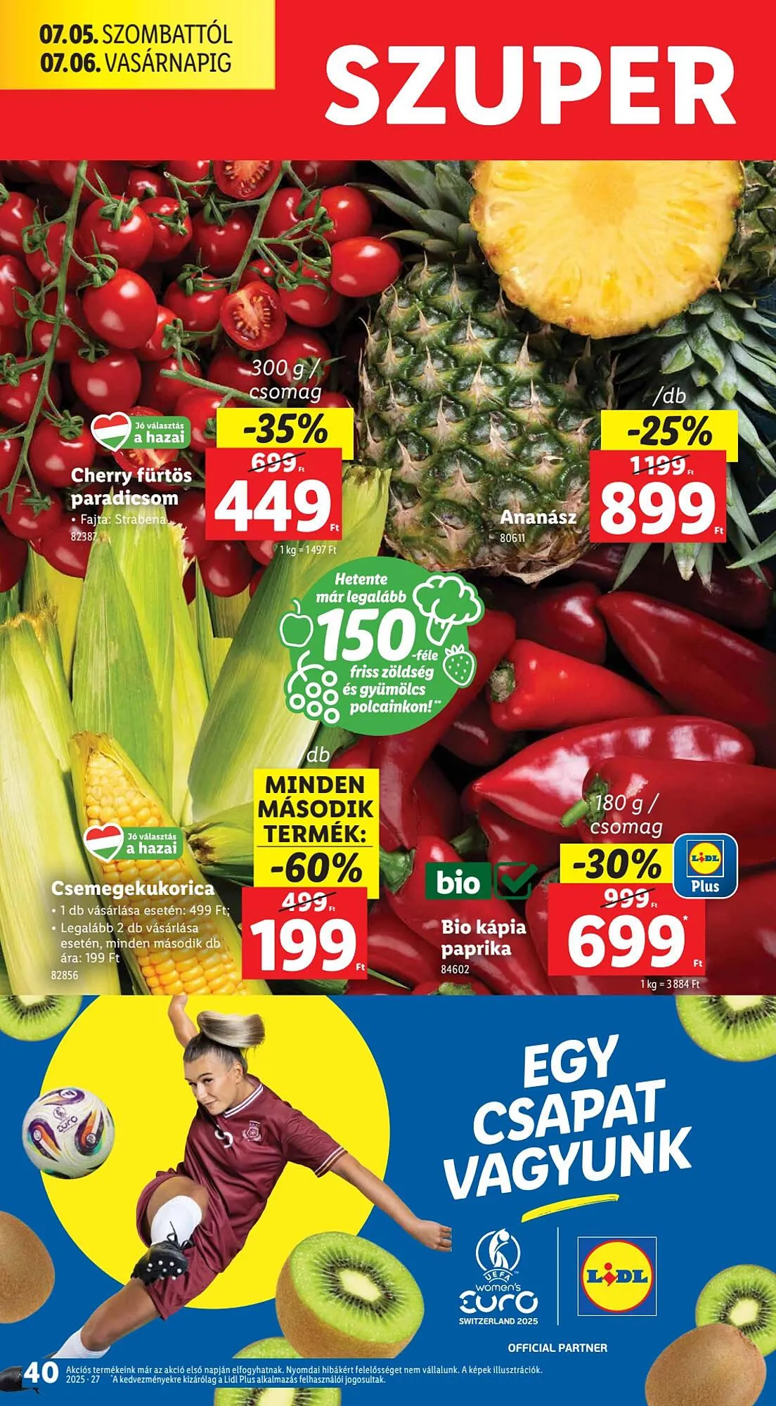 Katalógus Lidl akciós újság július 3.-tól július 9.-ig 2025. - Oldal 40