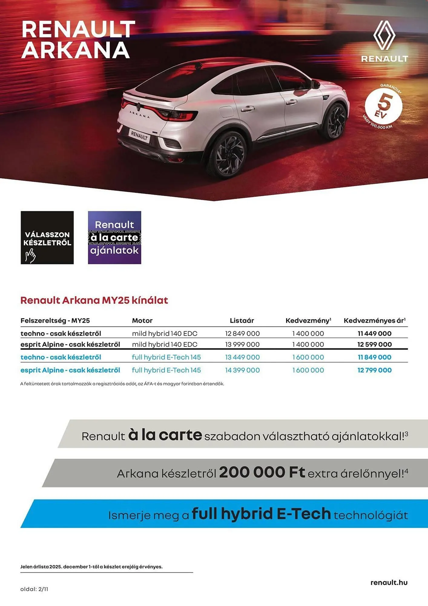 Katalógus Renault akciós újság december 2.-tól január 3.-ig 2026. - Oldal 2