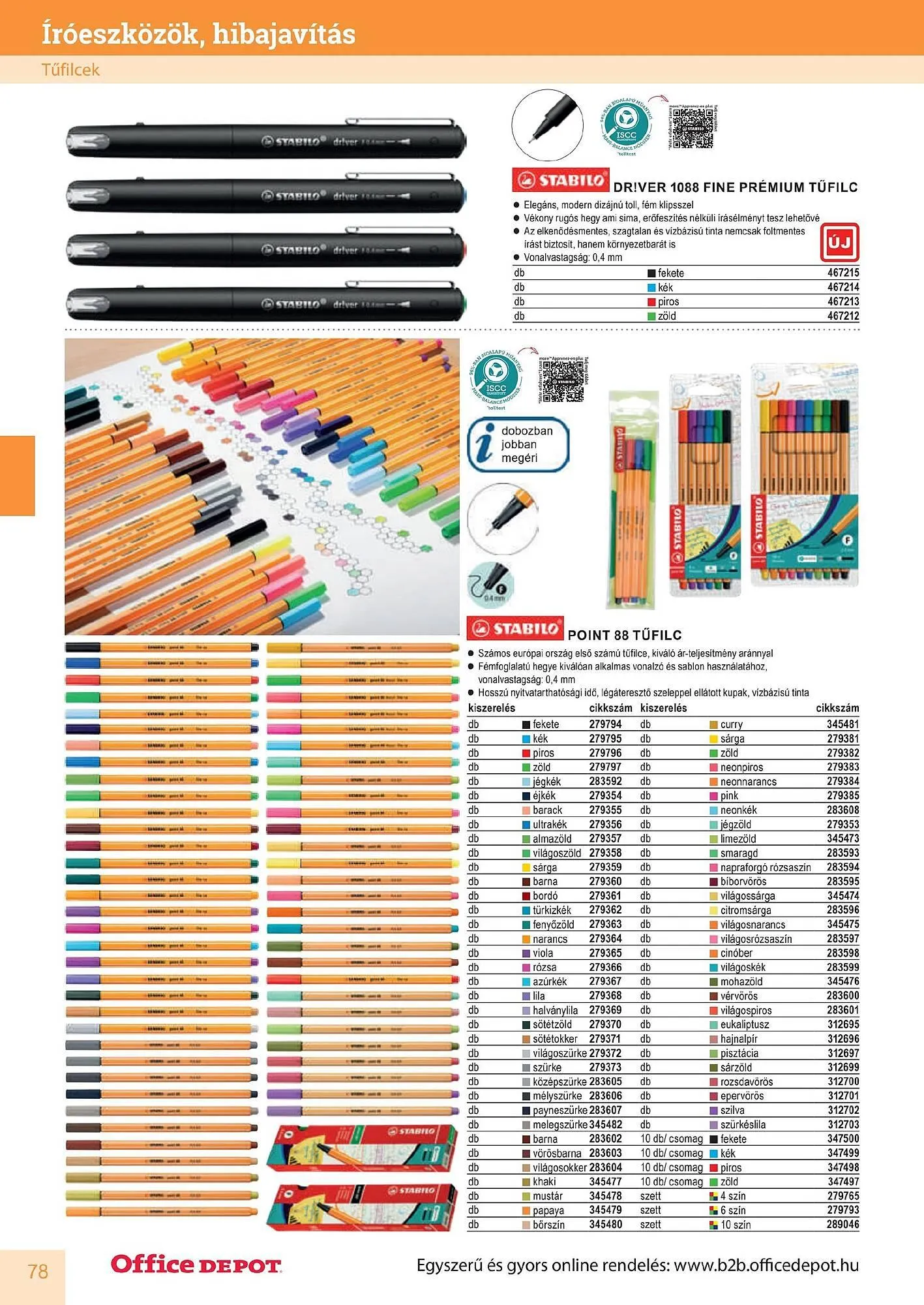 Katalógus Office Depot akciós újság május 9.-tól december 31.-ig 2026. - Oldal 78