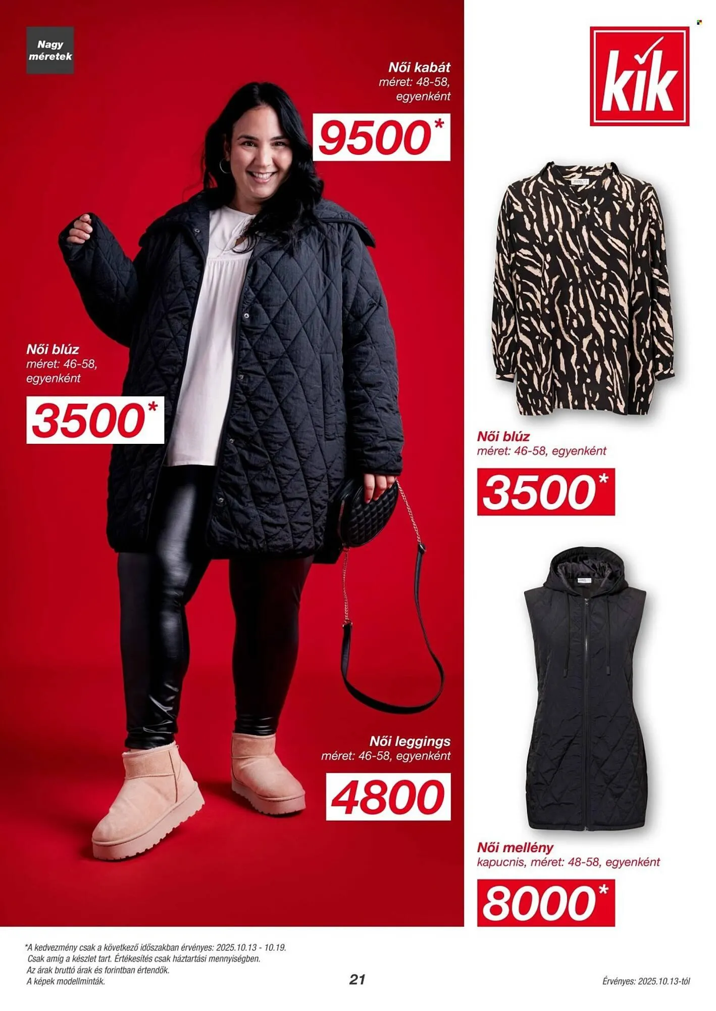 Katalógus Kik akciós újság október 9.-tól november 7.-ig 2025. - Oldal 21