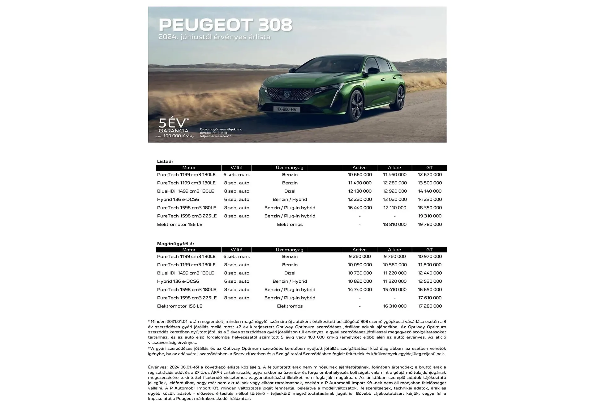 Katalógus Peugeot 308 akciós újság július 4.-tól december 31.-ig 2024. - Oldal 2