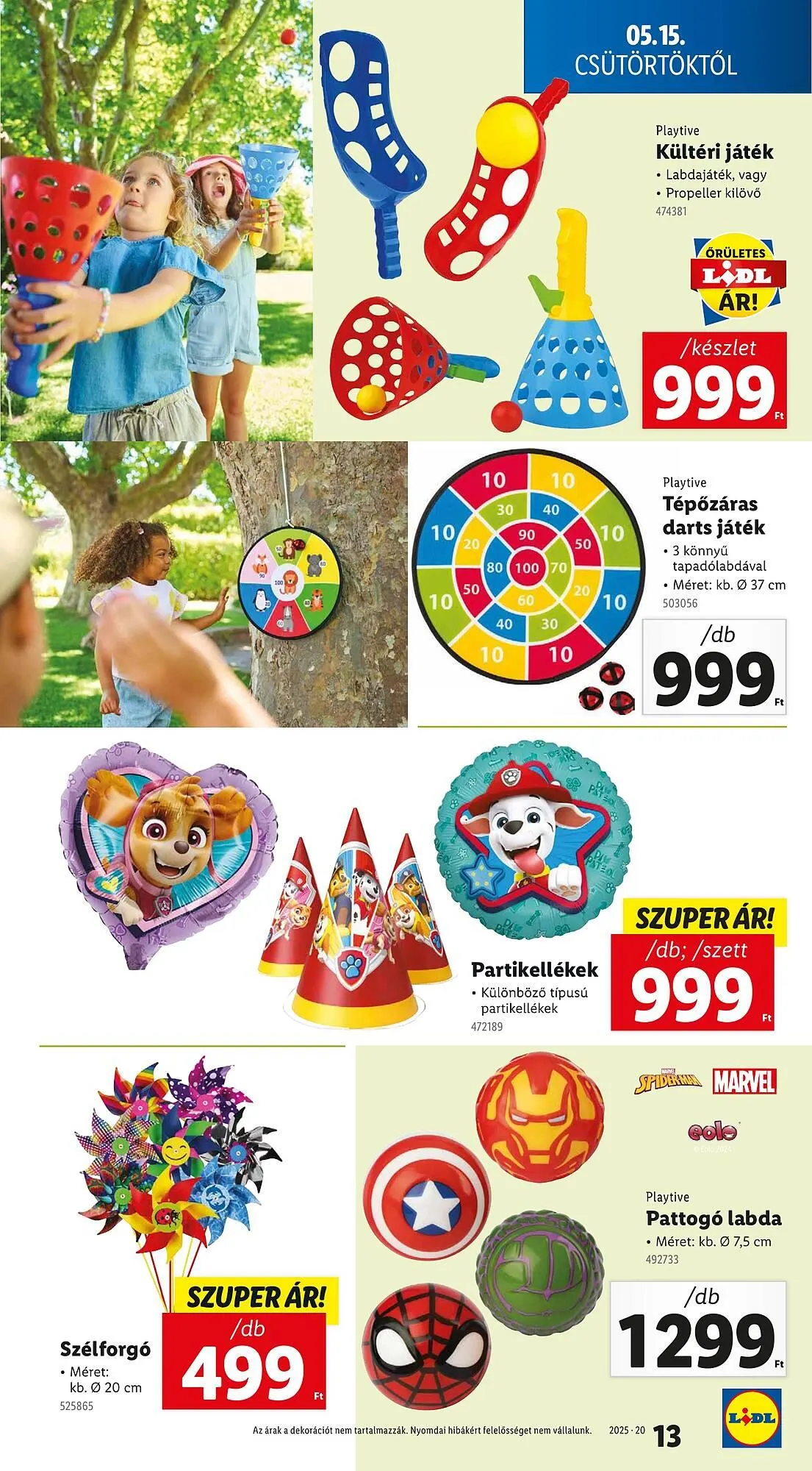 Katalógus Lidl akciós újság május 15.-tól május 21.-ig 2025. - Oldal 13