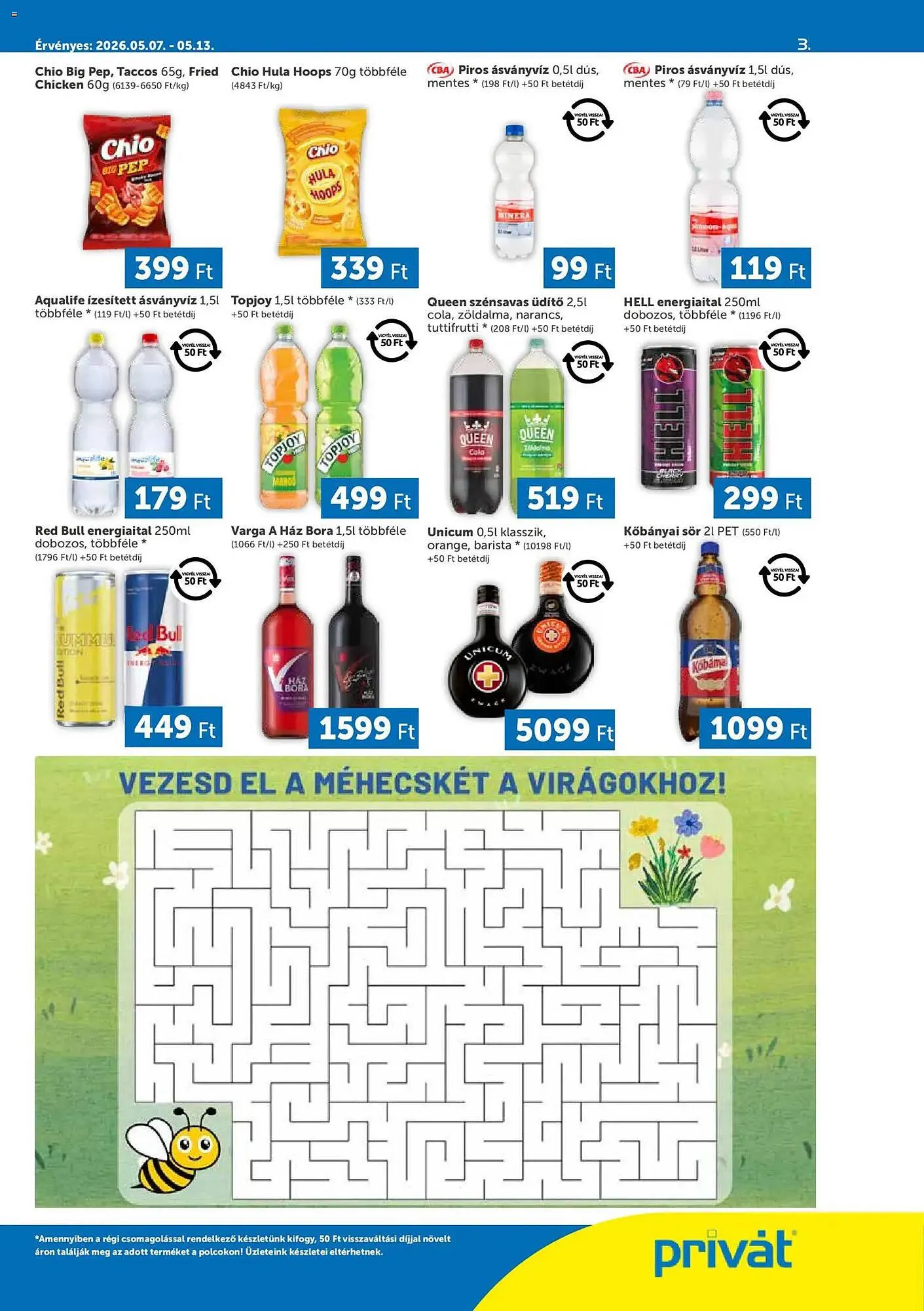 Katalógus PRIVÁT akciós újság május 7.-tól május 13.-ig 2026. - Oldal 3