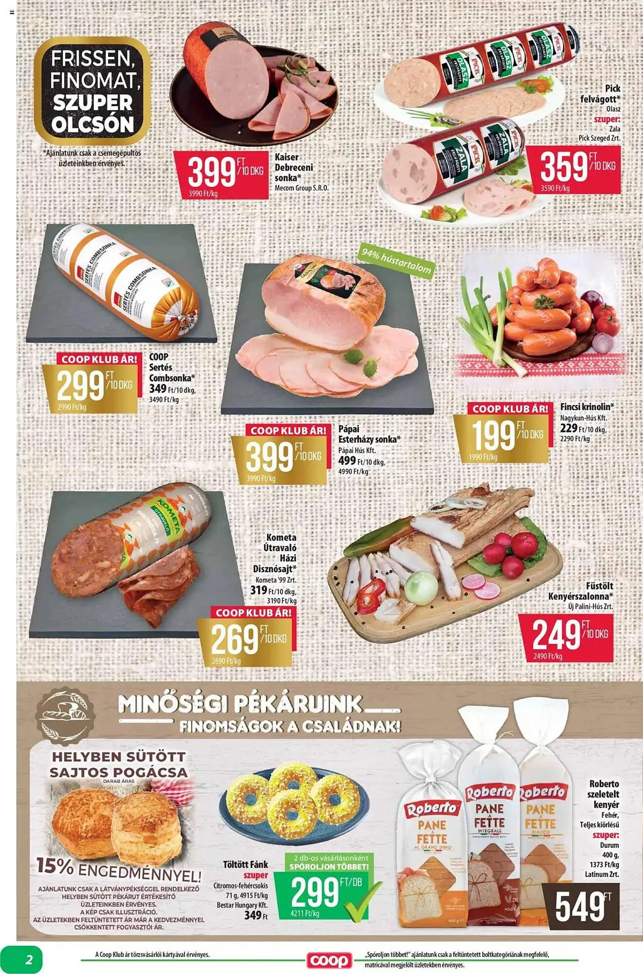 Katalógus Coop akciós újság március 27.-tól április 2.-ig 2025. - Oldal 2