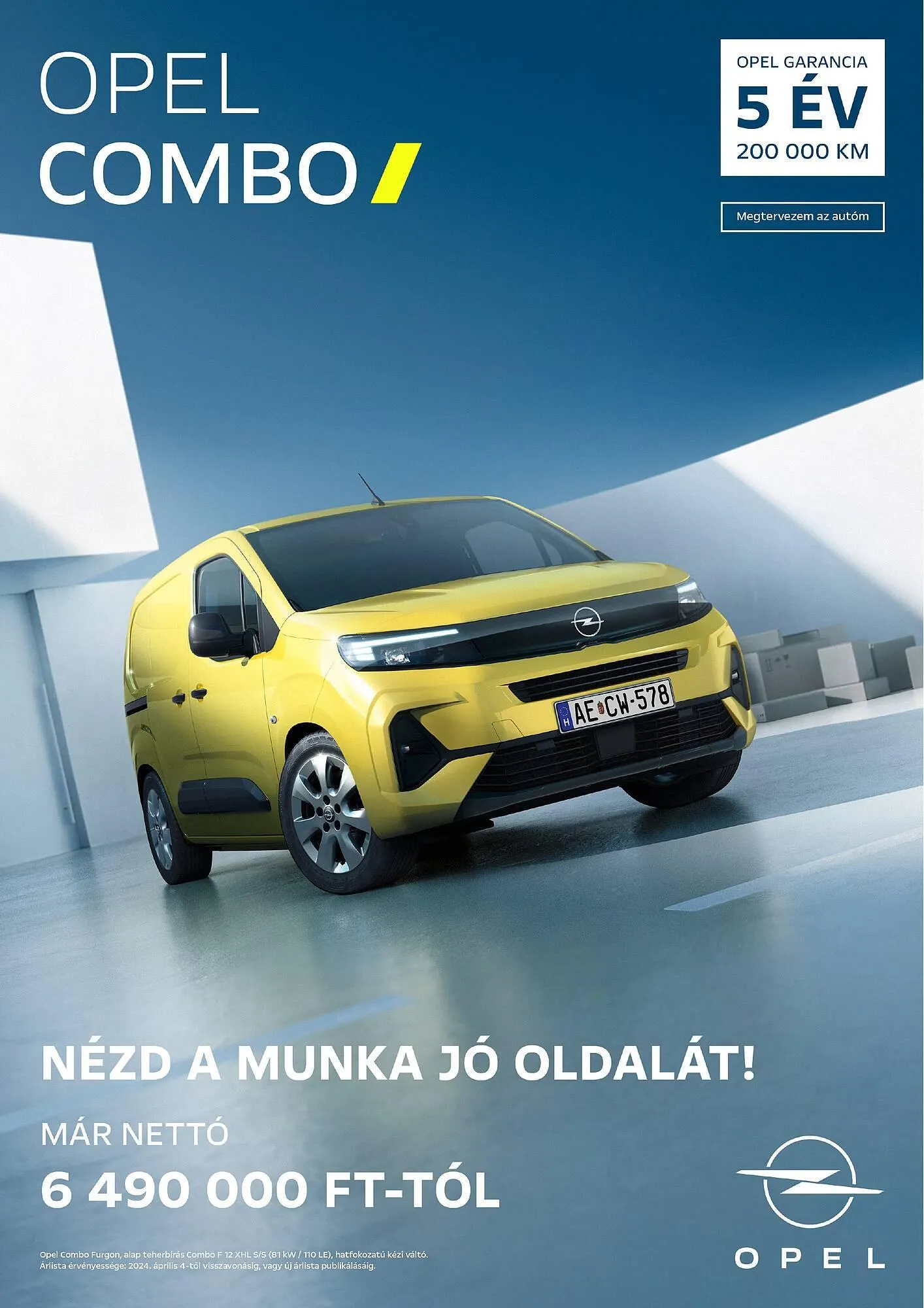 Katalógus Opel Combo akciós újság július 5.-tól december 31.-ig 2024. - Oldal 1
