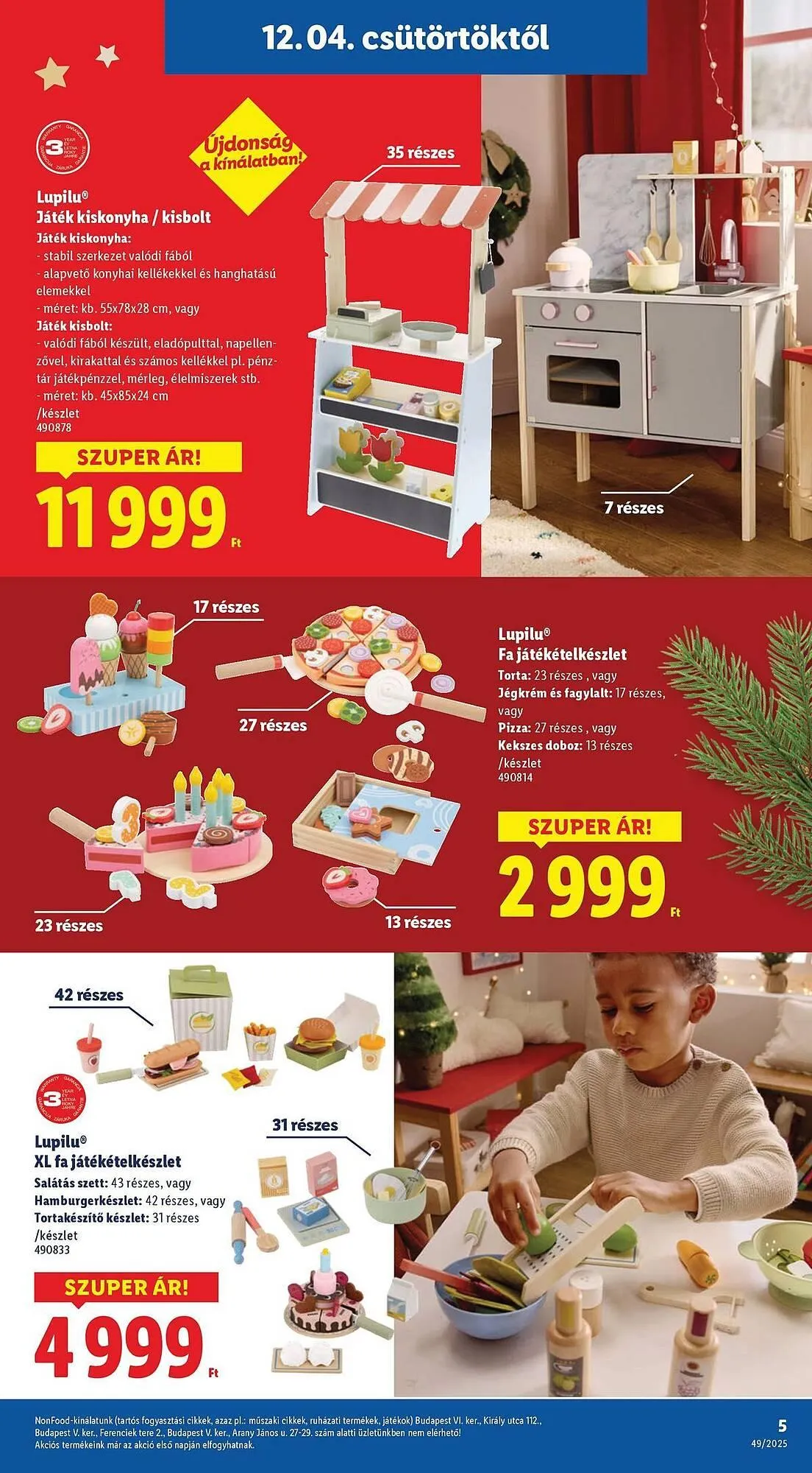 Katalógus Lidl akciós újság december 4.-tól december 28.-ig 2025. - Oldal 5