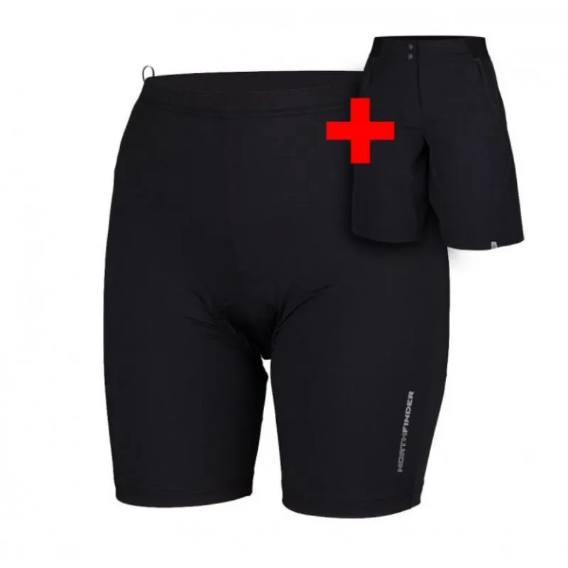 Női kerékpáros nadrág NORTHFINDER-ROSEWA