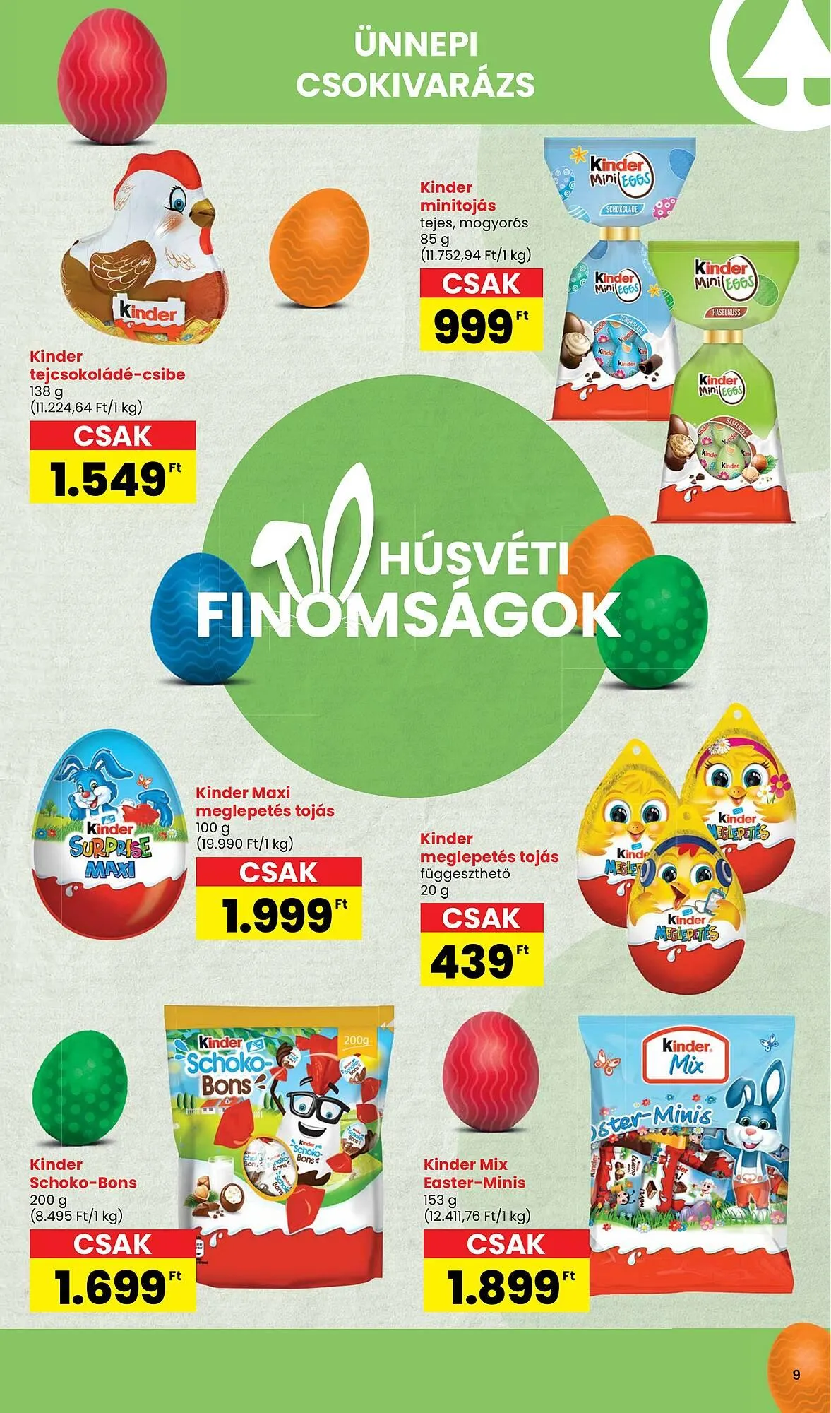 Katalógus Spar akciós újság március 27.-tól április 22.-ig 2025. - Oldal 9