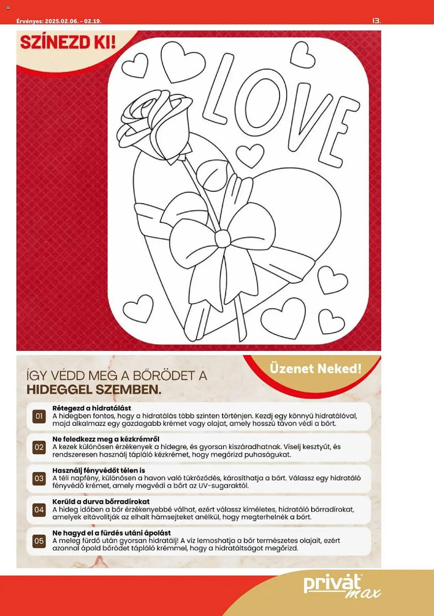 Katalógus PRIVÁT akciós újság február 6.-tól február 19.-ig 2025. - Oldal 13