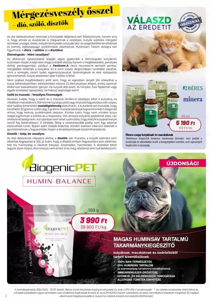 Katalógus Magazine Alphazoo október 21.-tól október 27.-ig 2024. - Oldal 2
