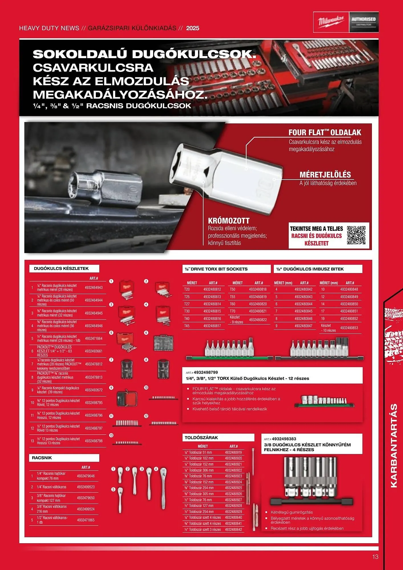 Katalógus Milwaukee akciós újság szeptember 16.-tól december 31.-ig 2025. - Oldal 13