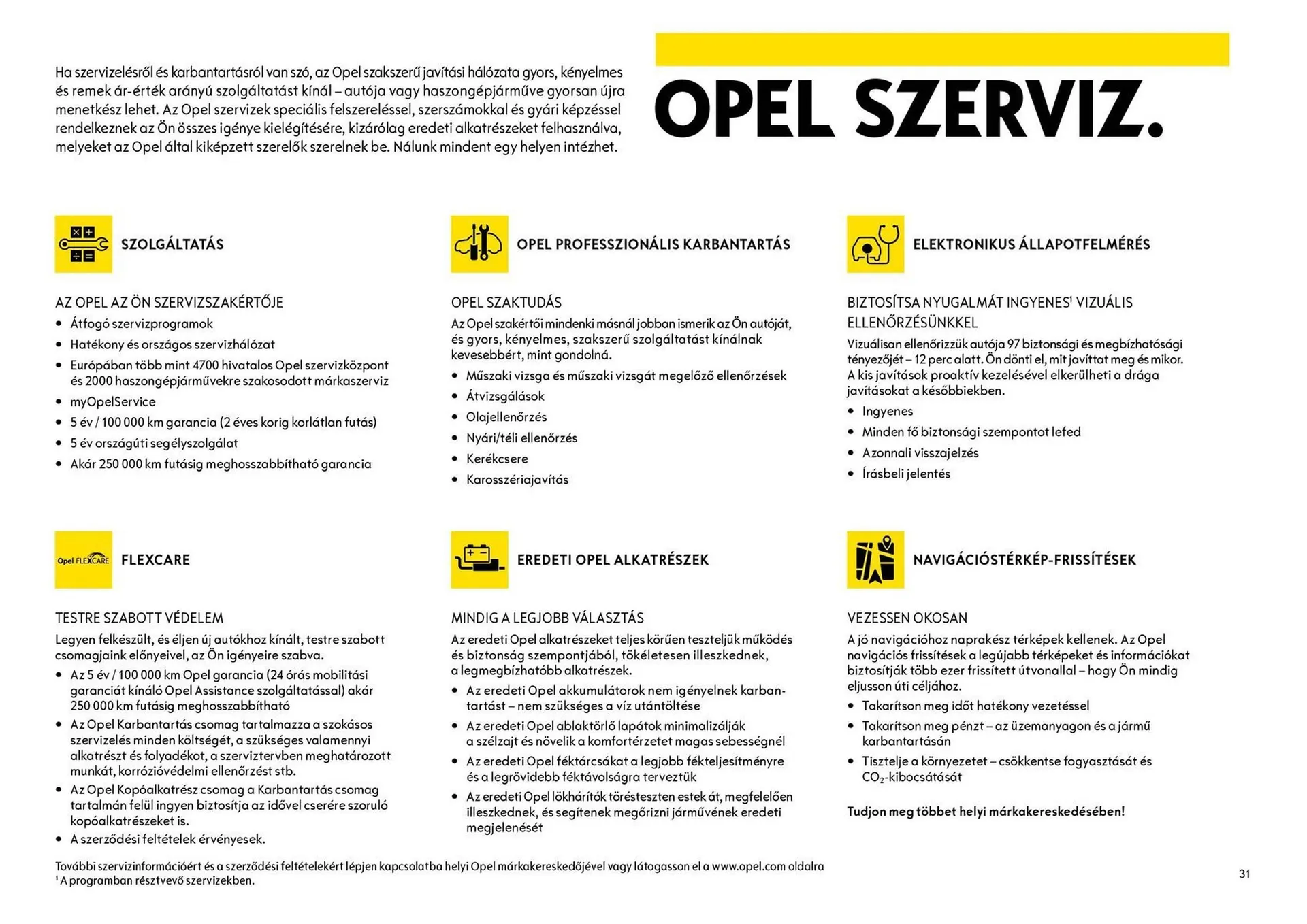 Katalógus Opel akciós újság március 25.-tól április 8.-ig 2025. - Oldal 31