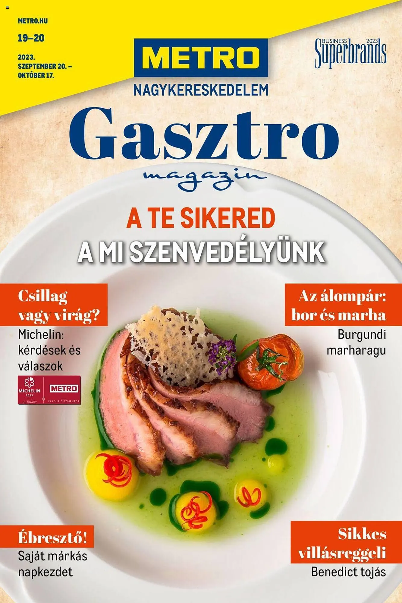 Katalógus Metro akciós újság szeptember 20.-tól október 17.-ig 2023. - Oldal 1