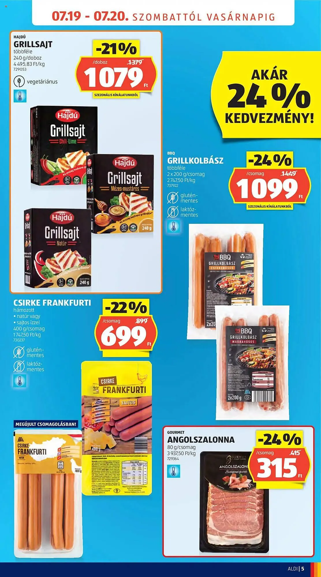 Katalógus ALDI akciós újság július 19.-tól július 20.-ig 2025. - Oldal 5