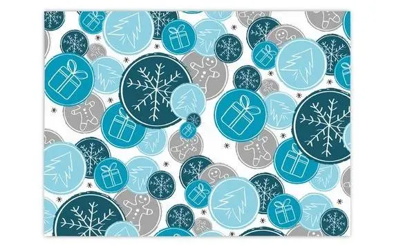 Karácsonyi csomagolópapír tekercs LUX 5x100x70 cm