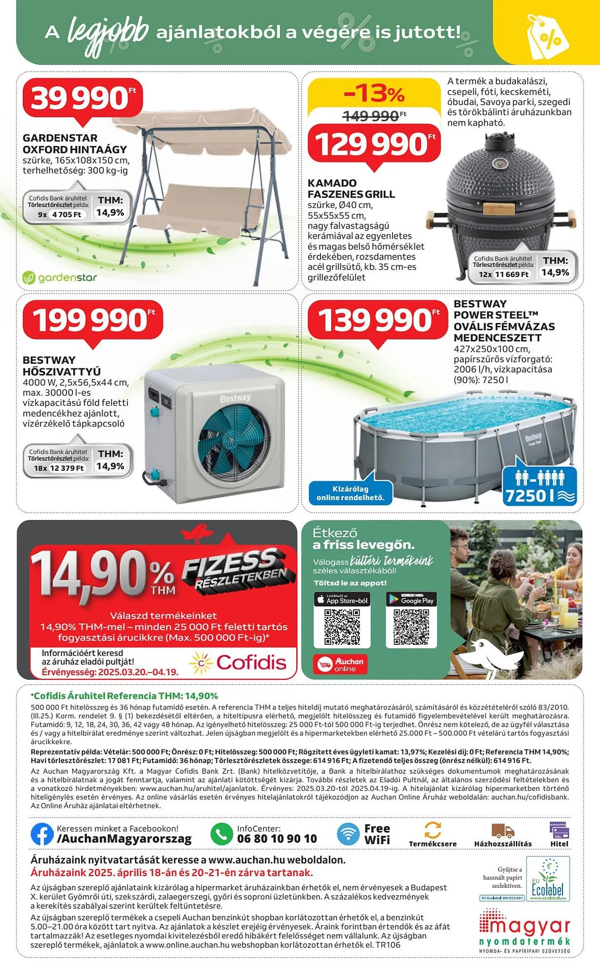 Katalógus Auchan akciós újság március 20.-tól április 19.-ig 2025. - Oldal 18