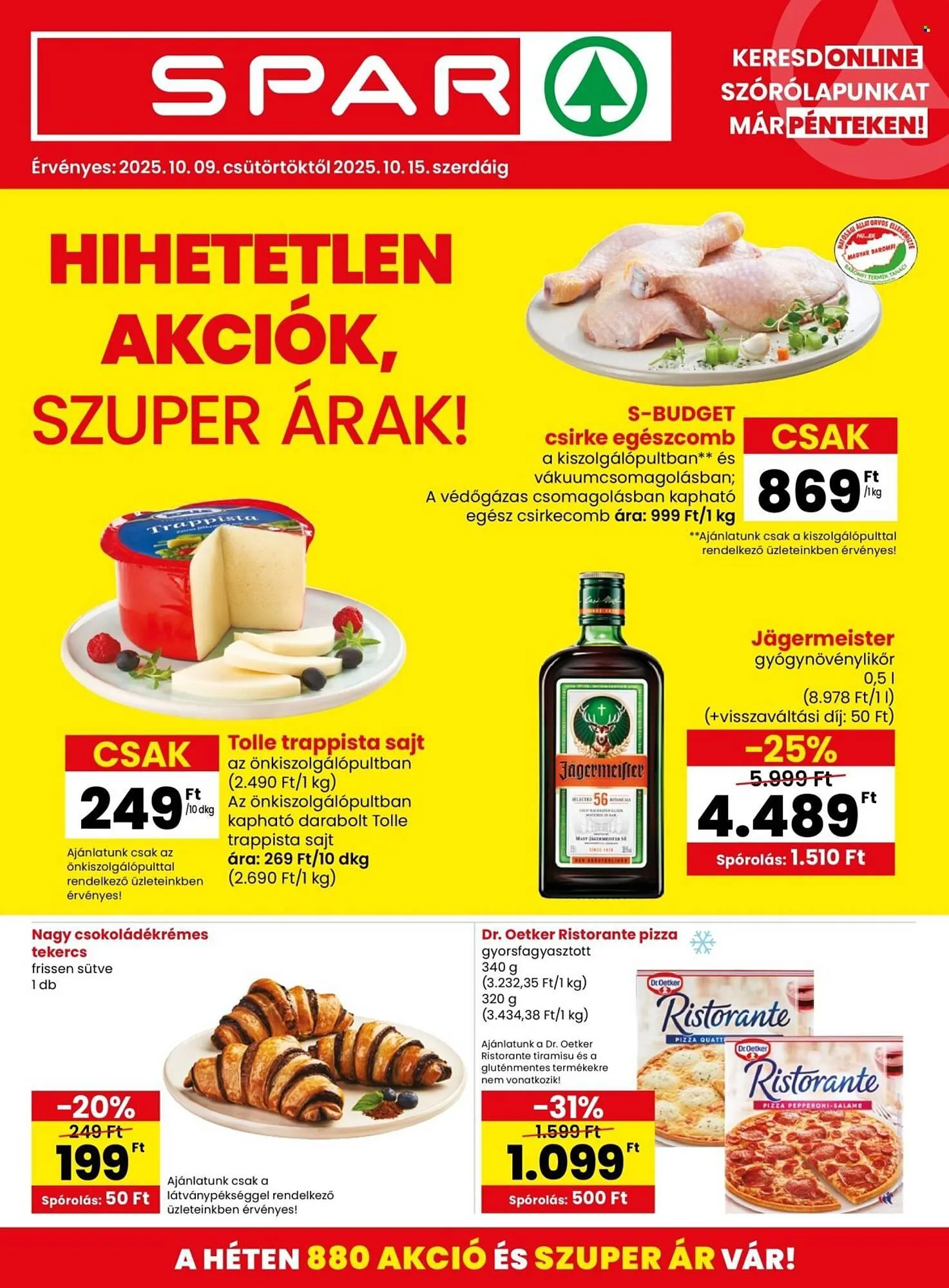 Katalógus Spar akciós újság október 9.-tól október 15.-ig 2025. - Oldal 1