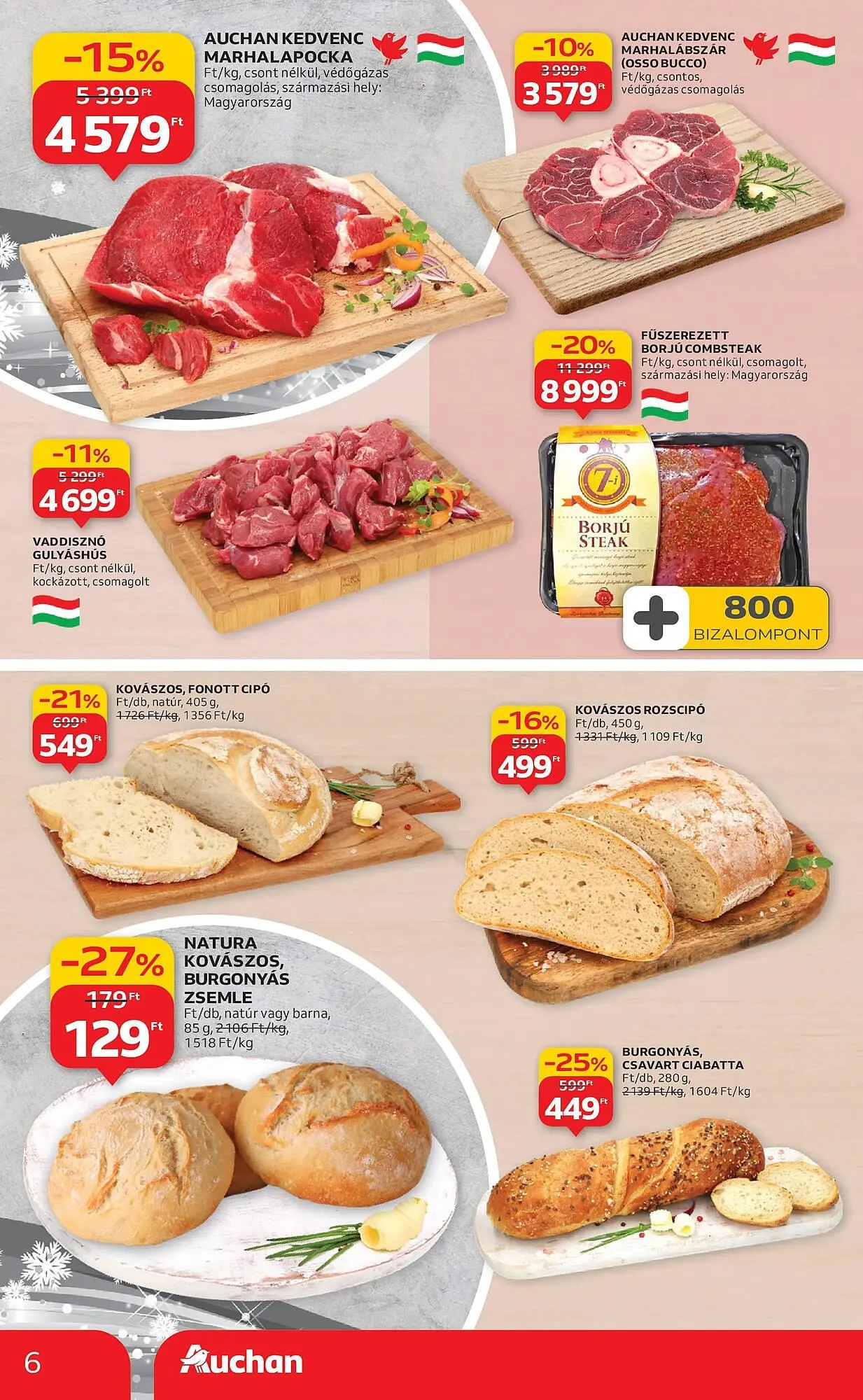 Katalógus Auchan akciós újság december 18.-tól december 24.-ig 2025. - Oldal 6