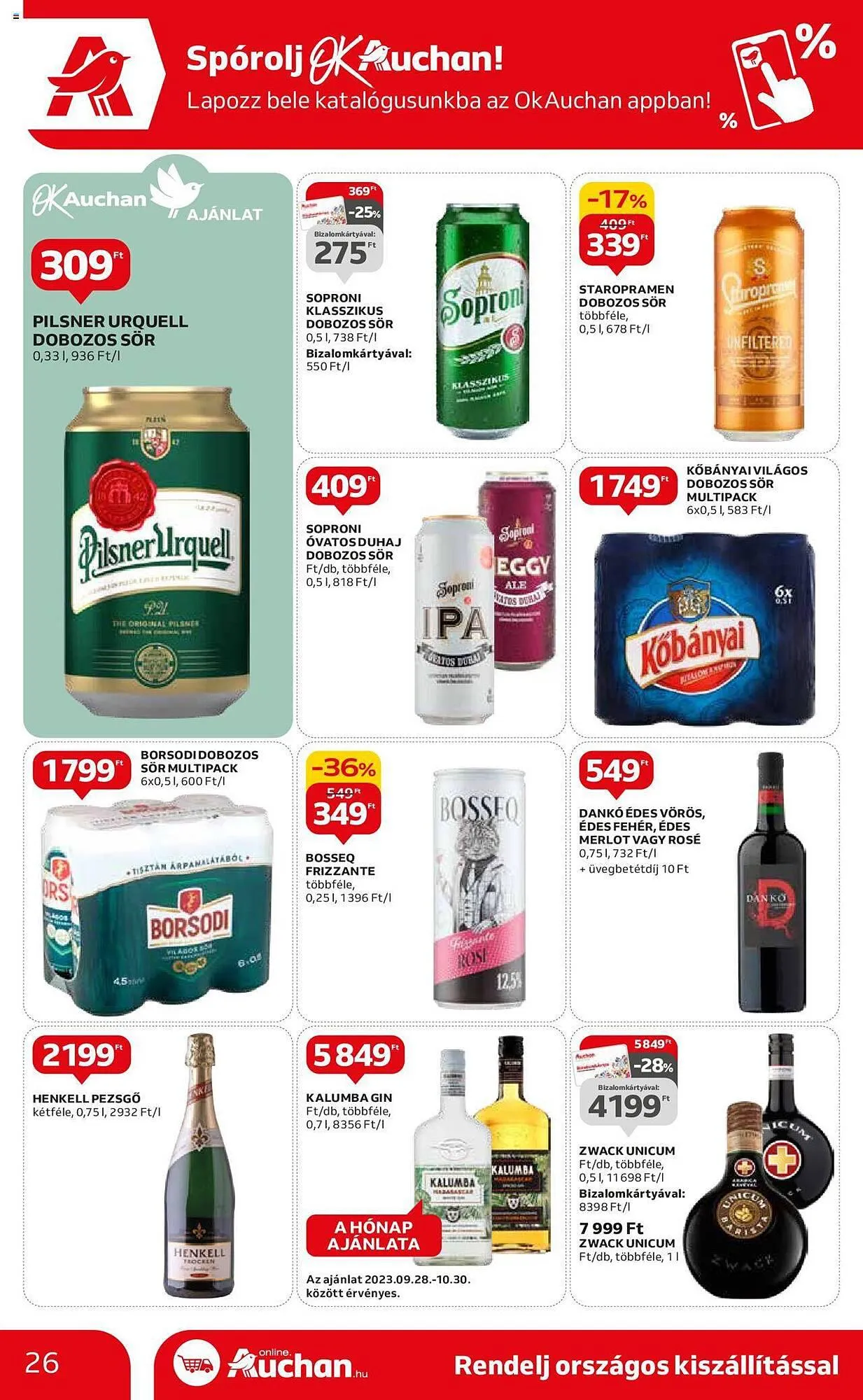 Katalógus Auchan akciós újság szeptember 28.-tól október 4.-ig 2023. - Oldal 26