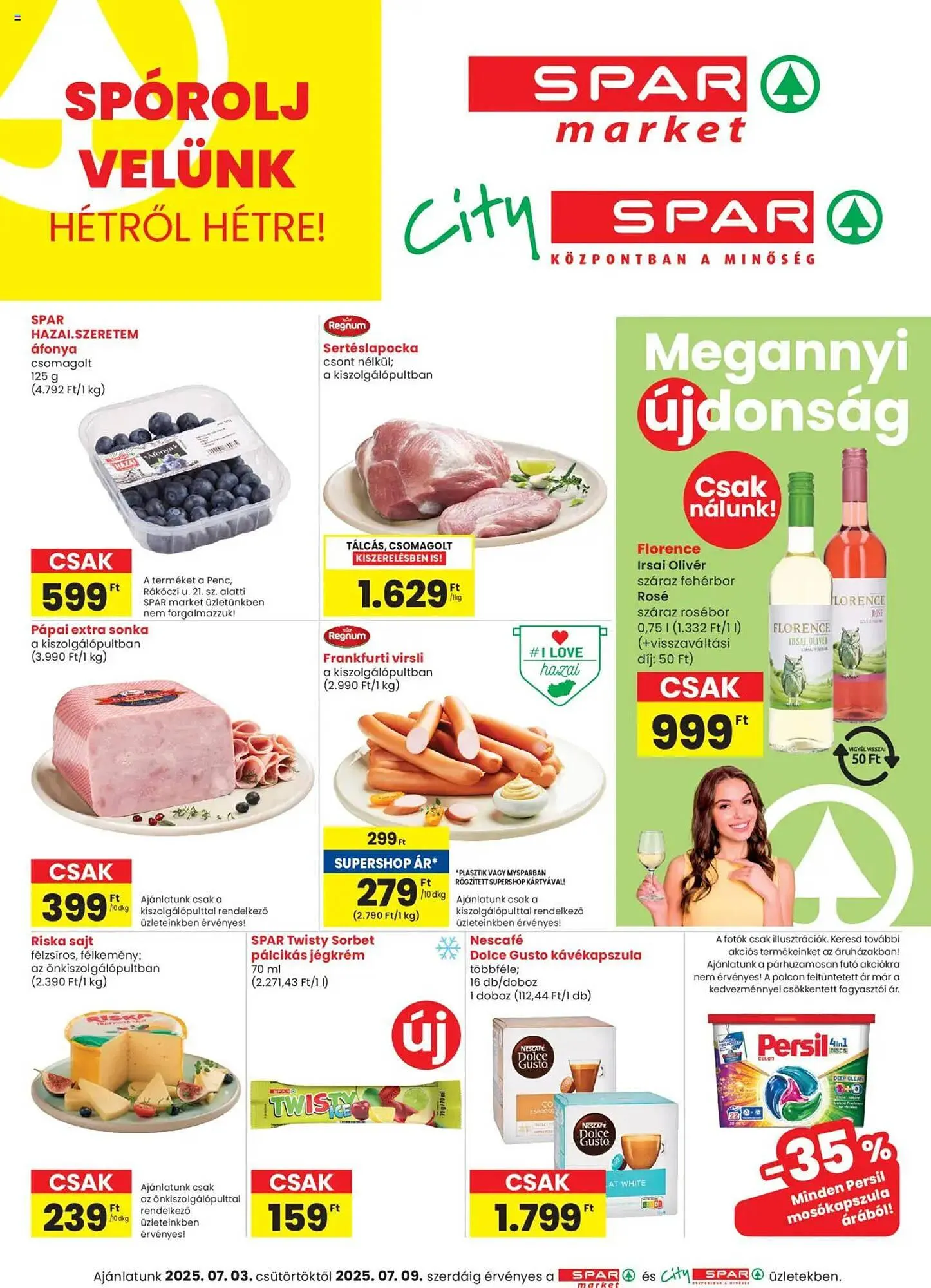 Katalógus Spar akciós újság július 3.-tól július 9.-ig 2025. - Oldal 1