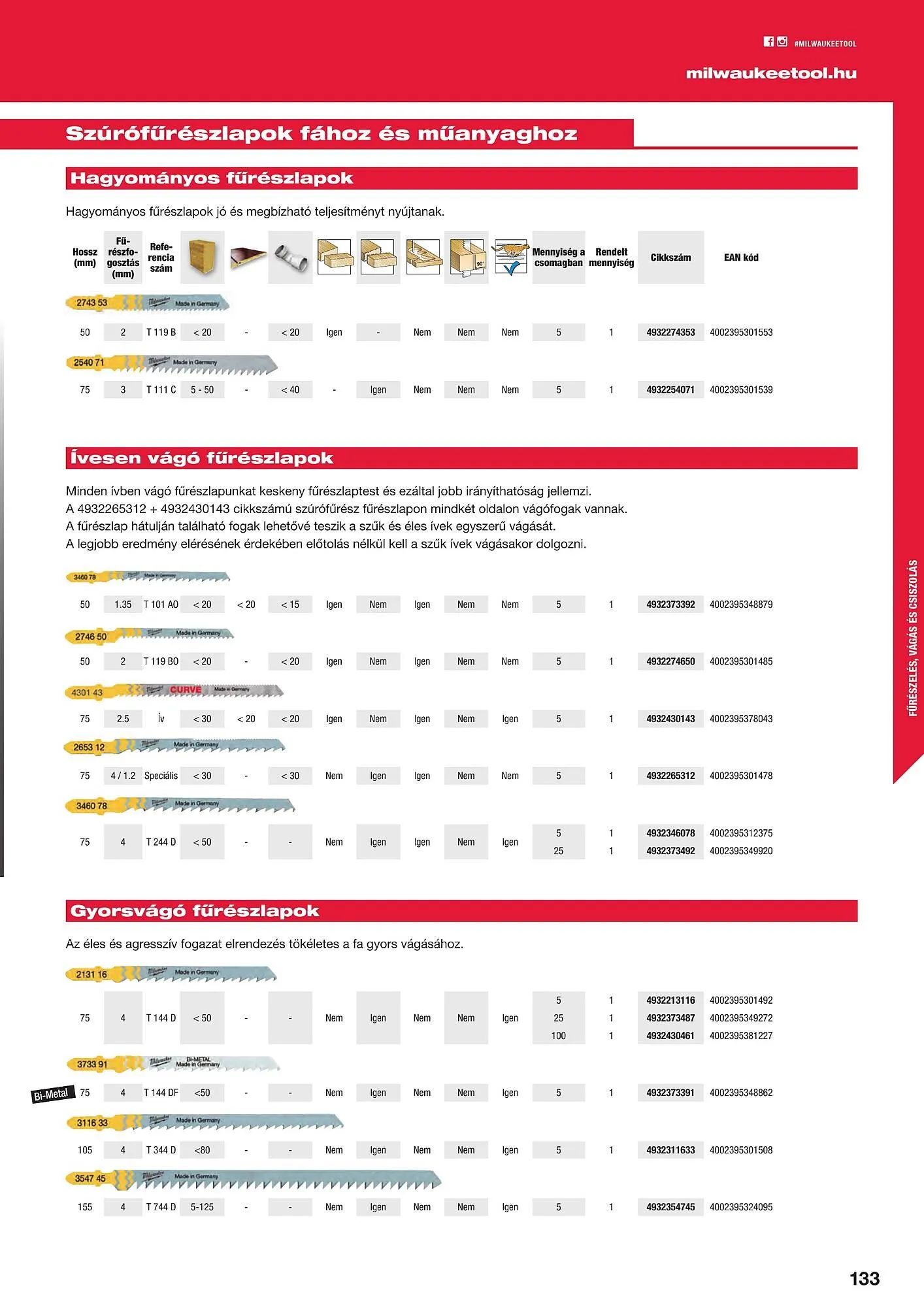 Katalógus Milwaukeetool akciós újság augusztus 14.-tól december 31.-ig 2024. - Oldal 133
