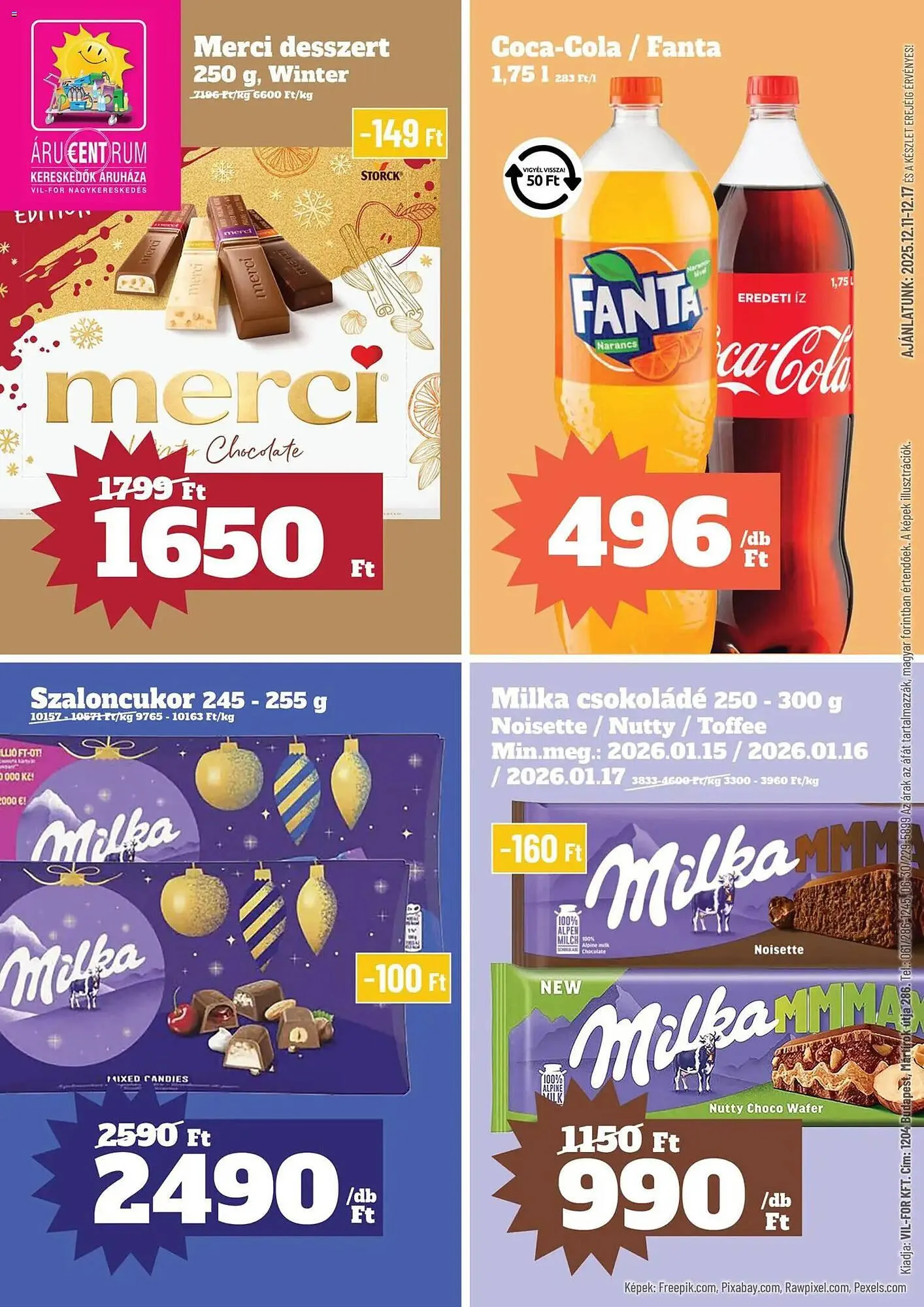 Katalógus Vil-For akciós újság december 11.-tól december 17.-ig 2025. - Oldal 1