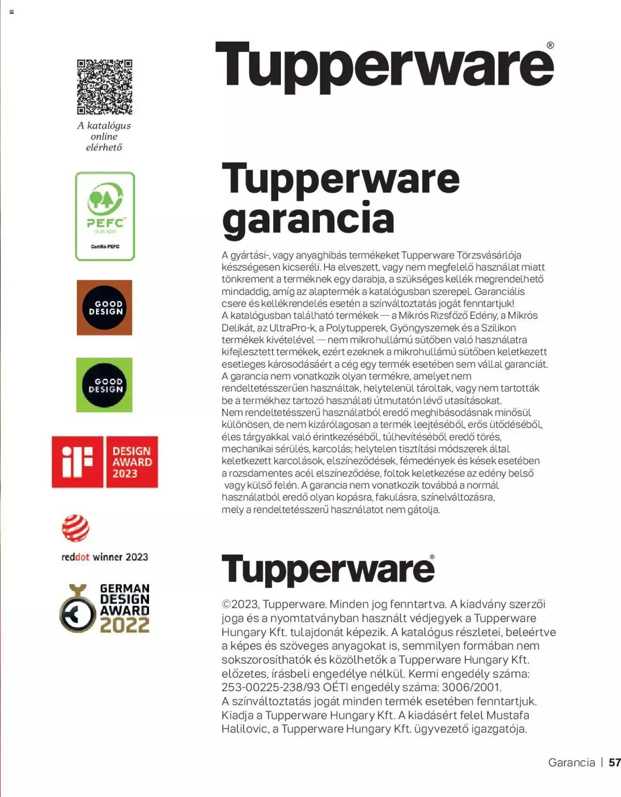 Katalógus Tupperware - Őszi & Téli Katalógus 2023/24 szeptember 1.-tól december 31.-ig 2023. - Oldal 57