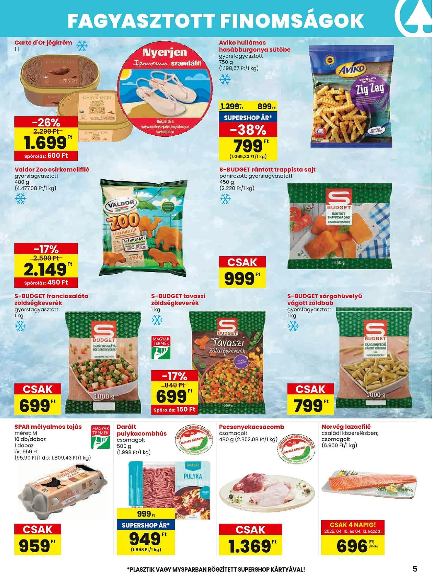 Katalógus Spar akciós újság április 10.-tól április 22.-ig 2025. - Oldal 5