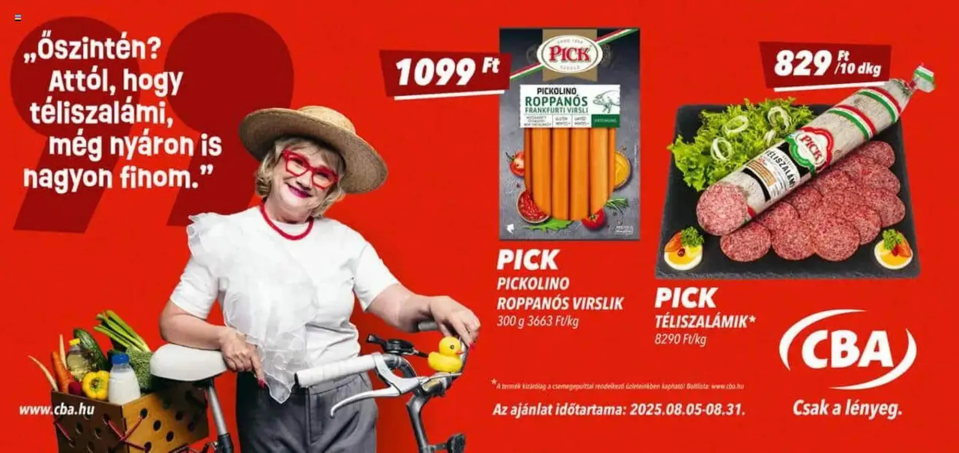 Katalógus CBA akciós újság augusztus 5.-tól augusztus 31.-ig 2025. - Oldal 4