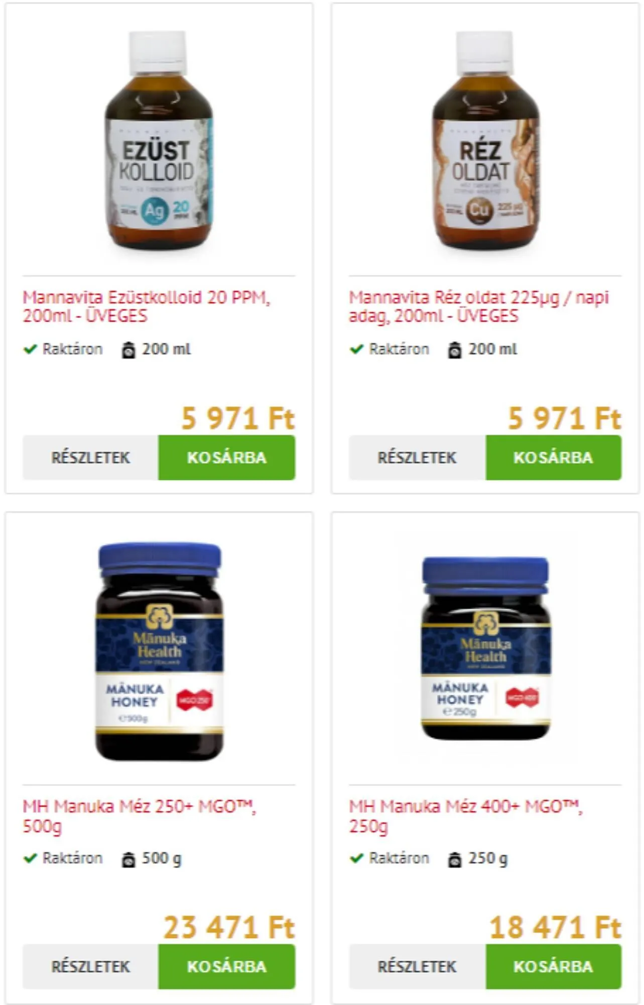 MannaVita akciós újság - 1