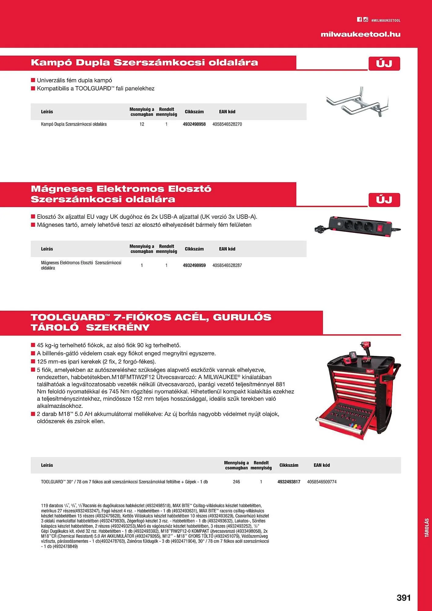 Katalógus Milwaukee akciós újság szeptember 16.-tól december 31.-ig 2025. - Oldal 391