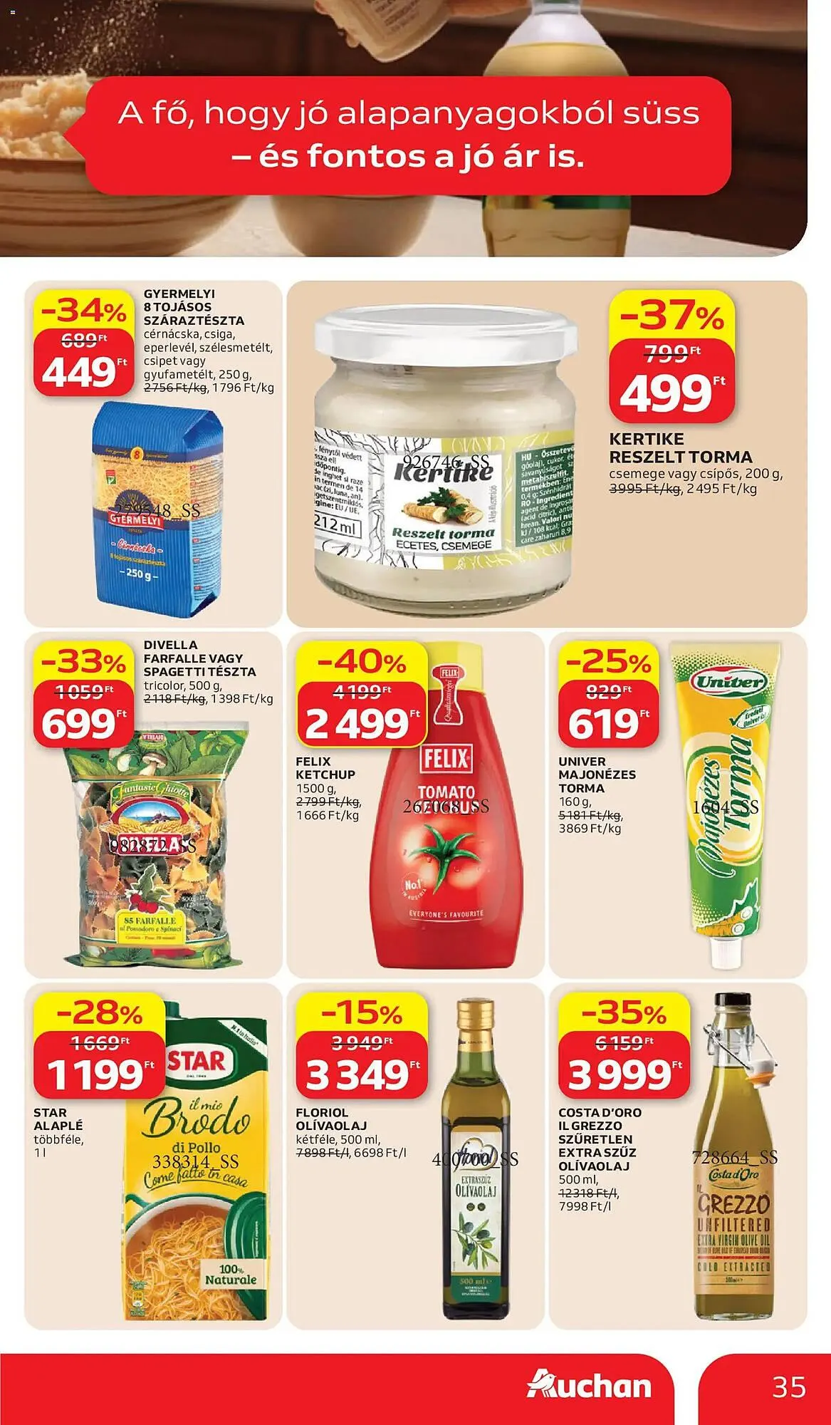 Katalógus Auchan akciós újság március 26.-tól április 8.-ig 2026. - Oldal 35