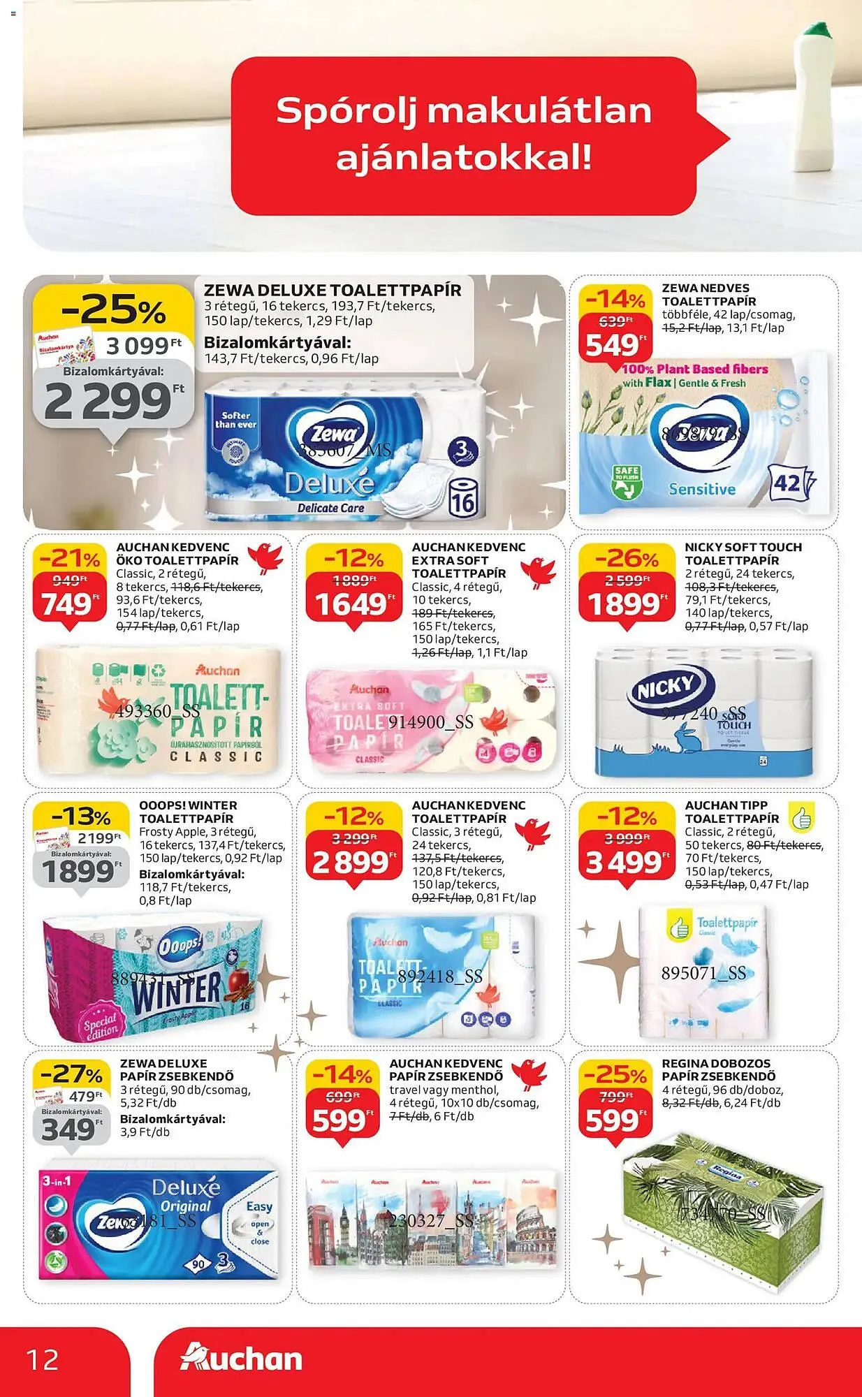 Katalógus Auchan akciós újság december 24.-tól január 21.-ig 2026. - Oldal 12