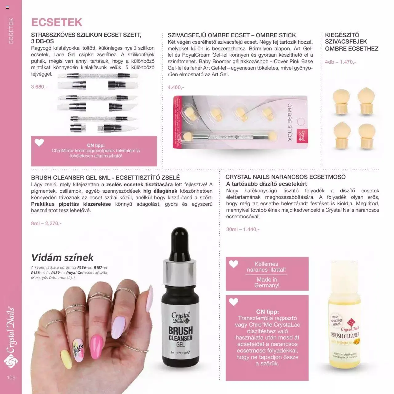 Katalógus Crystal Nails - Nagykatalógus 22/23 március 8.-tól december 31.-ig 2023. - Oldal 106