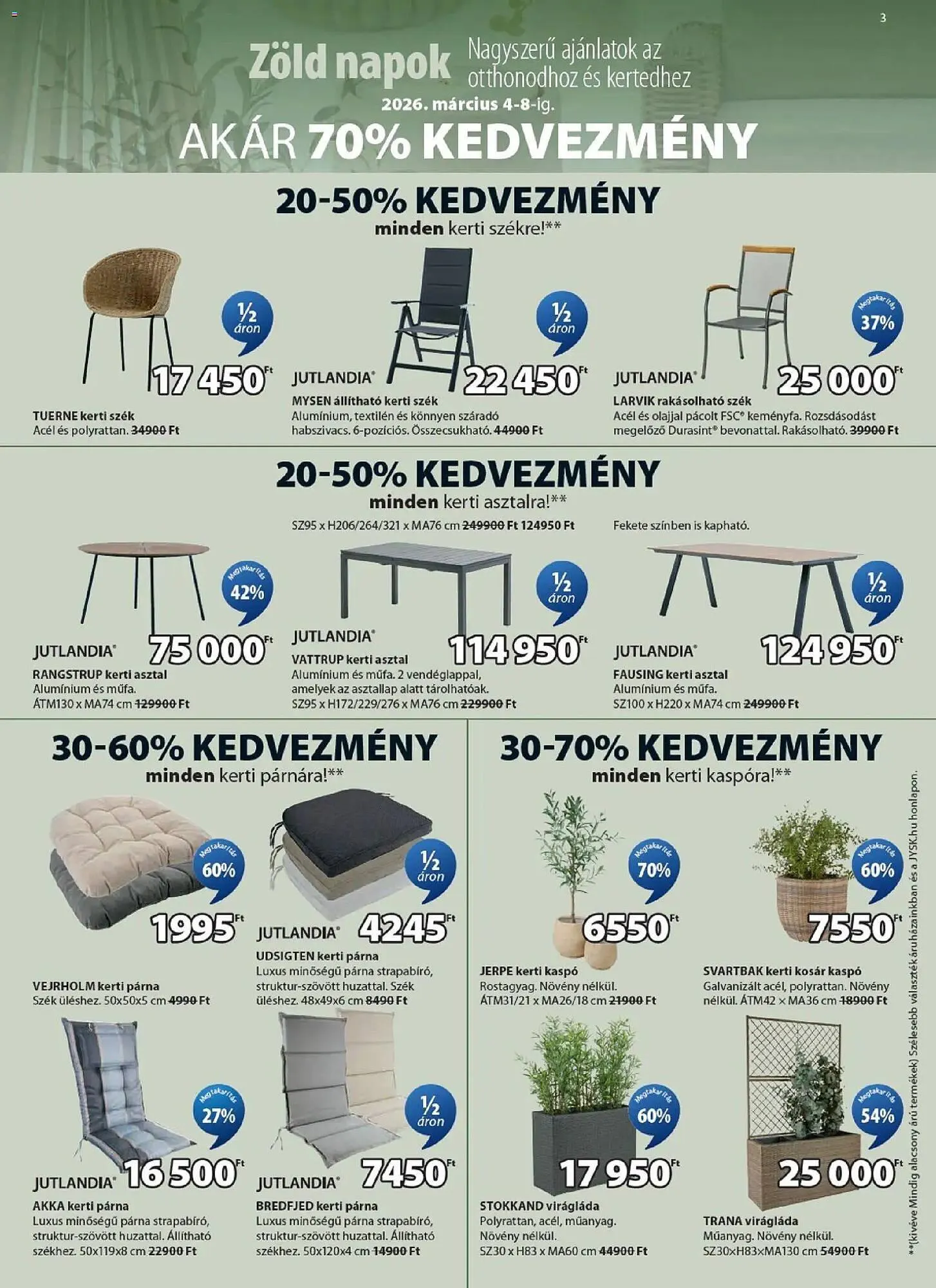 Katalógus JYSK akciós újság március 4.-tól április 7.-ig 2026. - Oldal 3