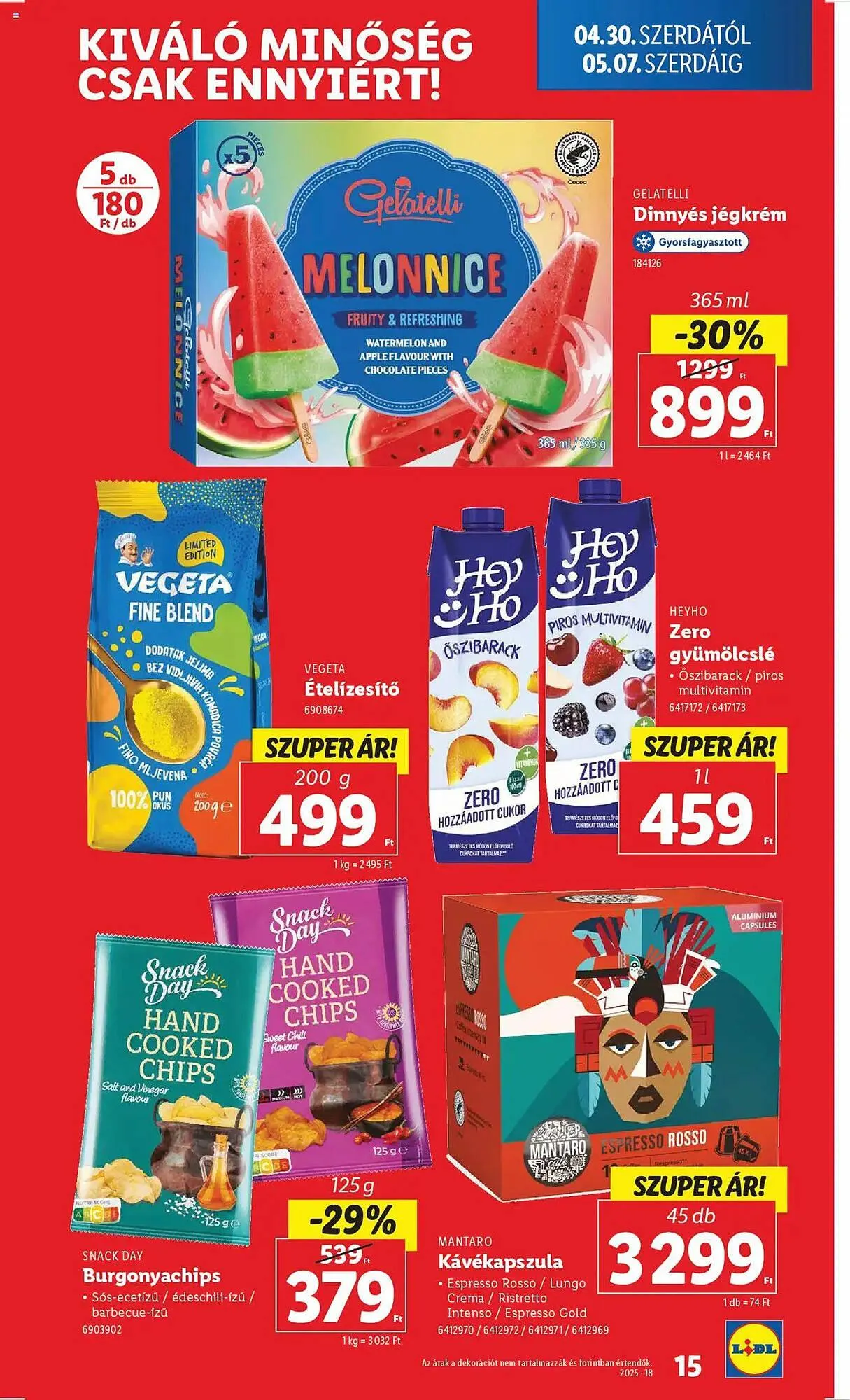Katalógus Lidl akciós újság április 30.-tól május 7.-ig 2025. - Oldal 15