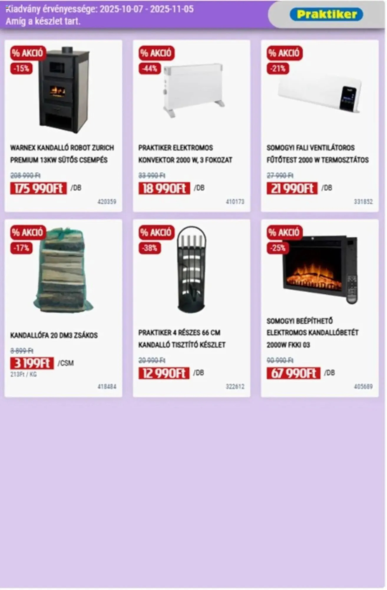 Katalógus Praktiker akciós újság október 7.-tól november 5.-ig 2025. - Oldal 5