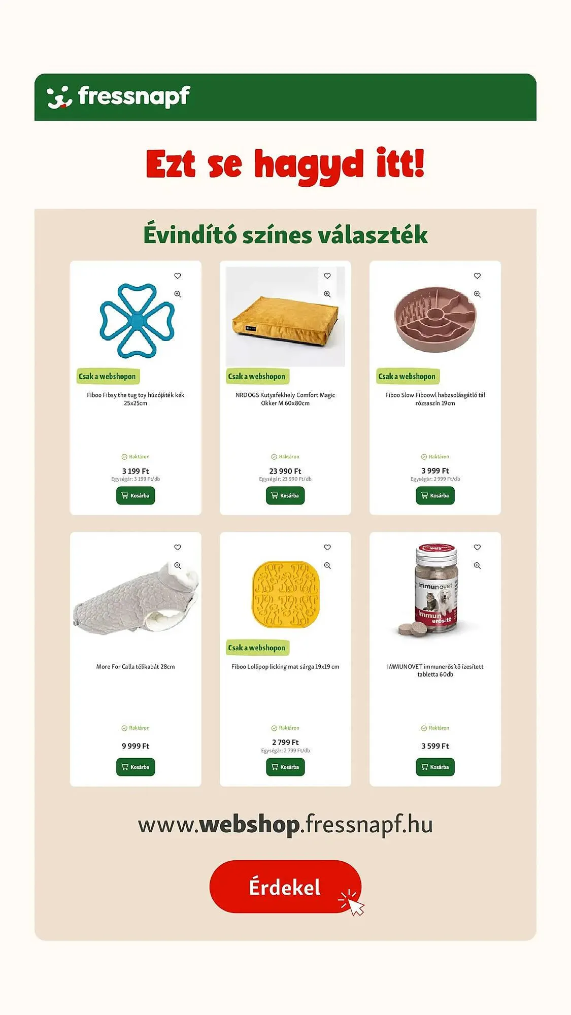 Katalógus Fressnapf akciós újság január 8.-tól január 14.-ig 2026. - Oldal 21