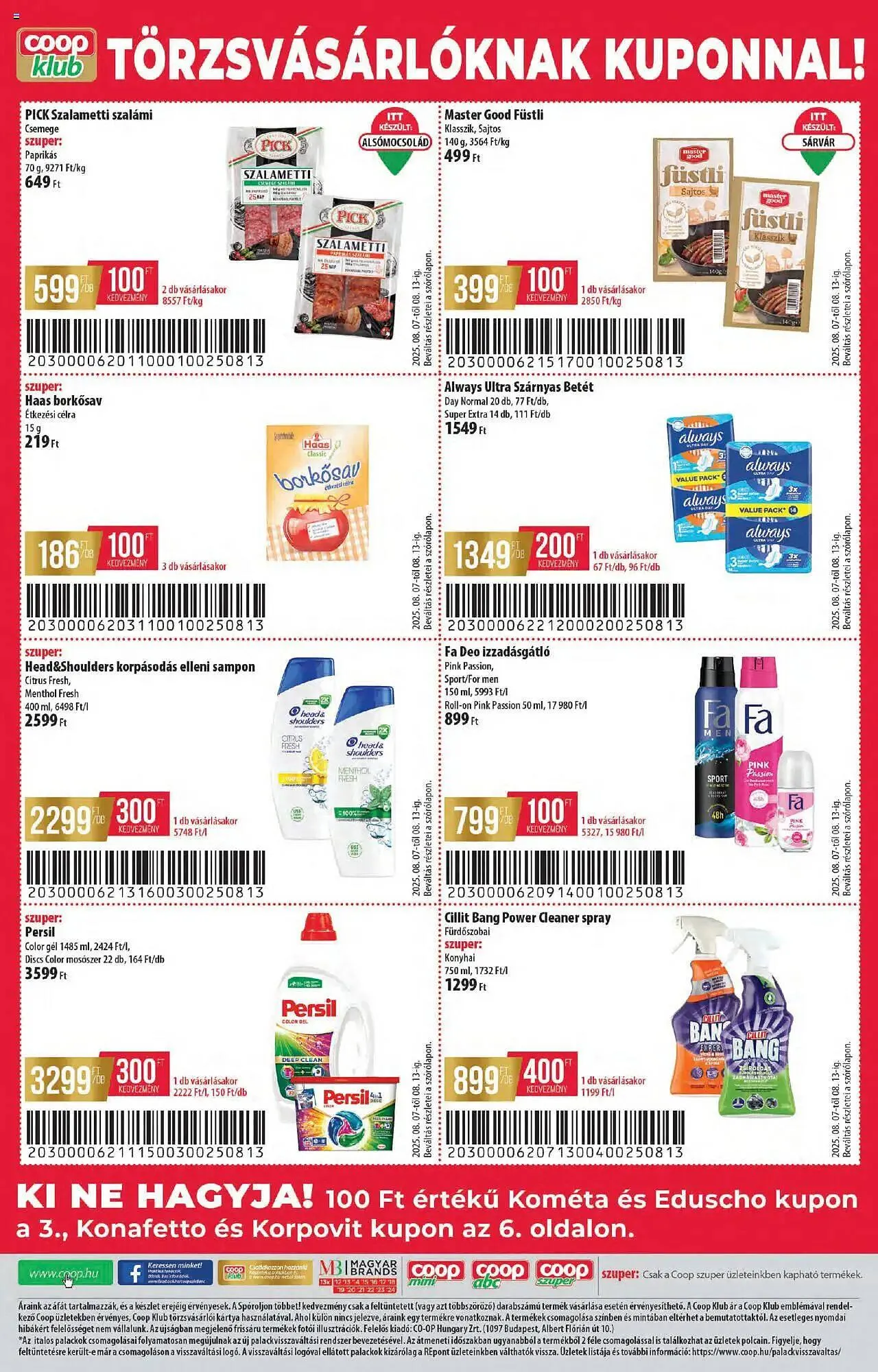 Katalógus Coop akciós újság augusztus 7.-tól augusztus 13.-ig 2025. - Oldal 12