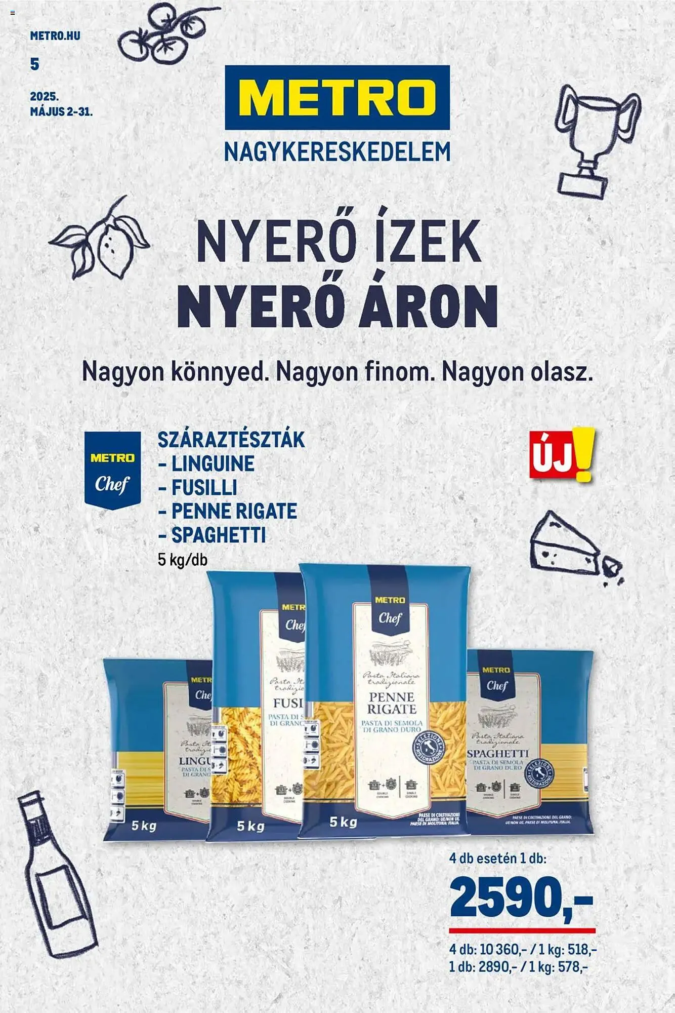 Katalógus Metro akciós újság május 2.-tól május 31.-ig 2025. - Oldal 1