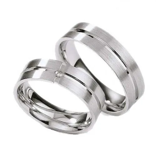 Fehér arany karikagyűrű