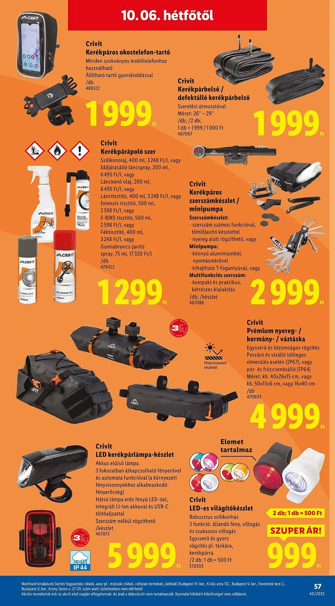 Katalógus Lidl akciós újság október 2.-tól október 8.-ig 2025. - Oldal 57