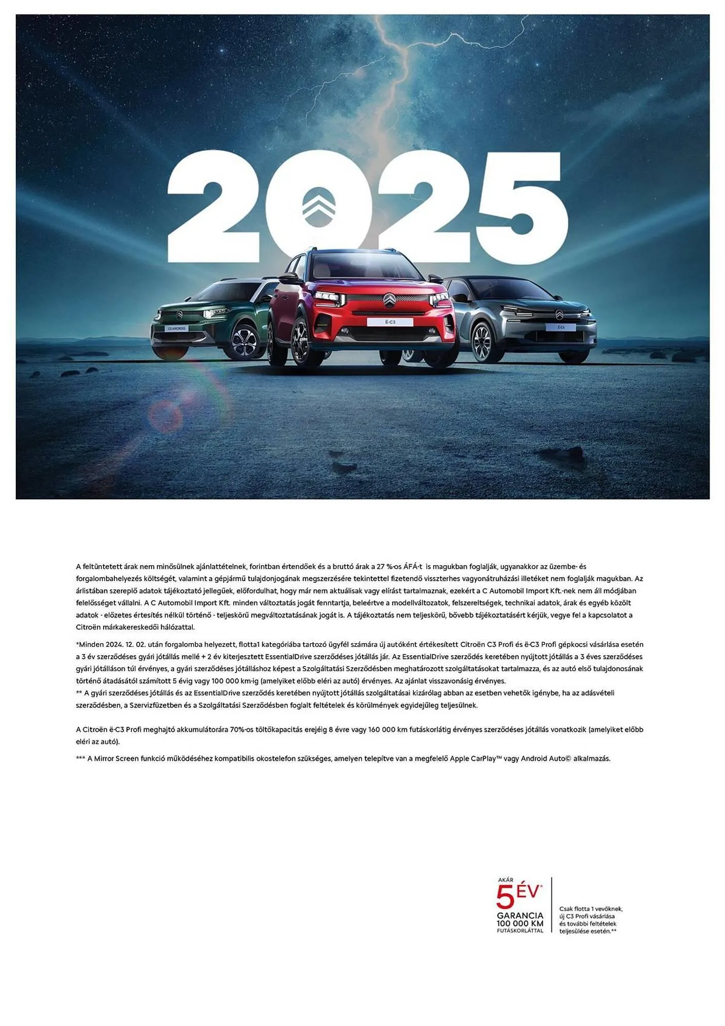 Katalógus Citroën akciós újság július 30.-tól november 30.-ig 2025. - Oldal 6