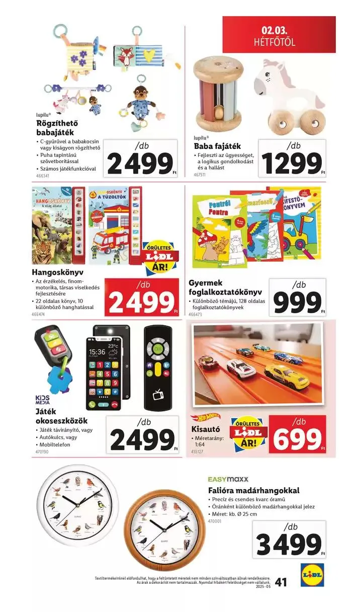 Katalógus Akciós újság – 05. hét január 30.-tól február 5.-ig 2025. - Oldal 41