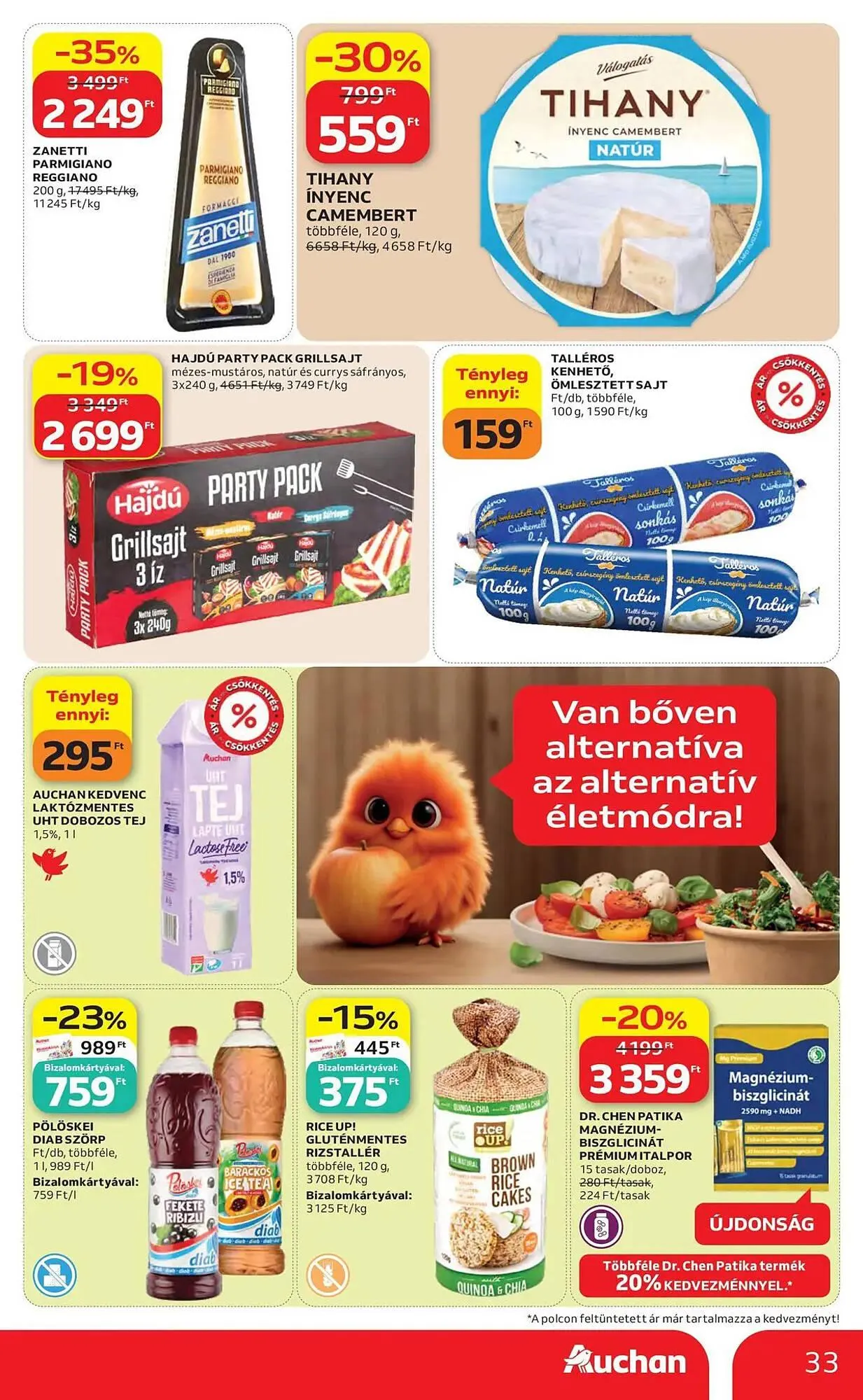 Katalógus Auchan akciós újság május 7.-tól május 13.-ig 2026. - Oldal 33