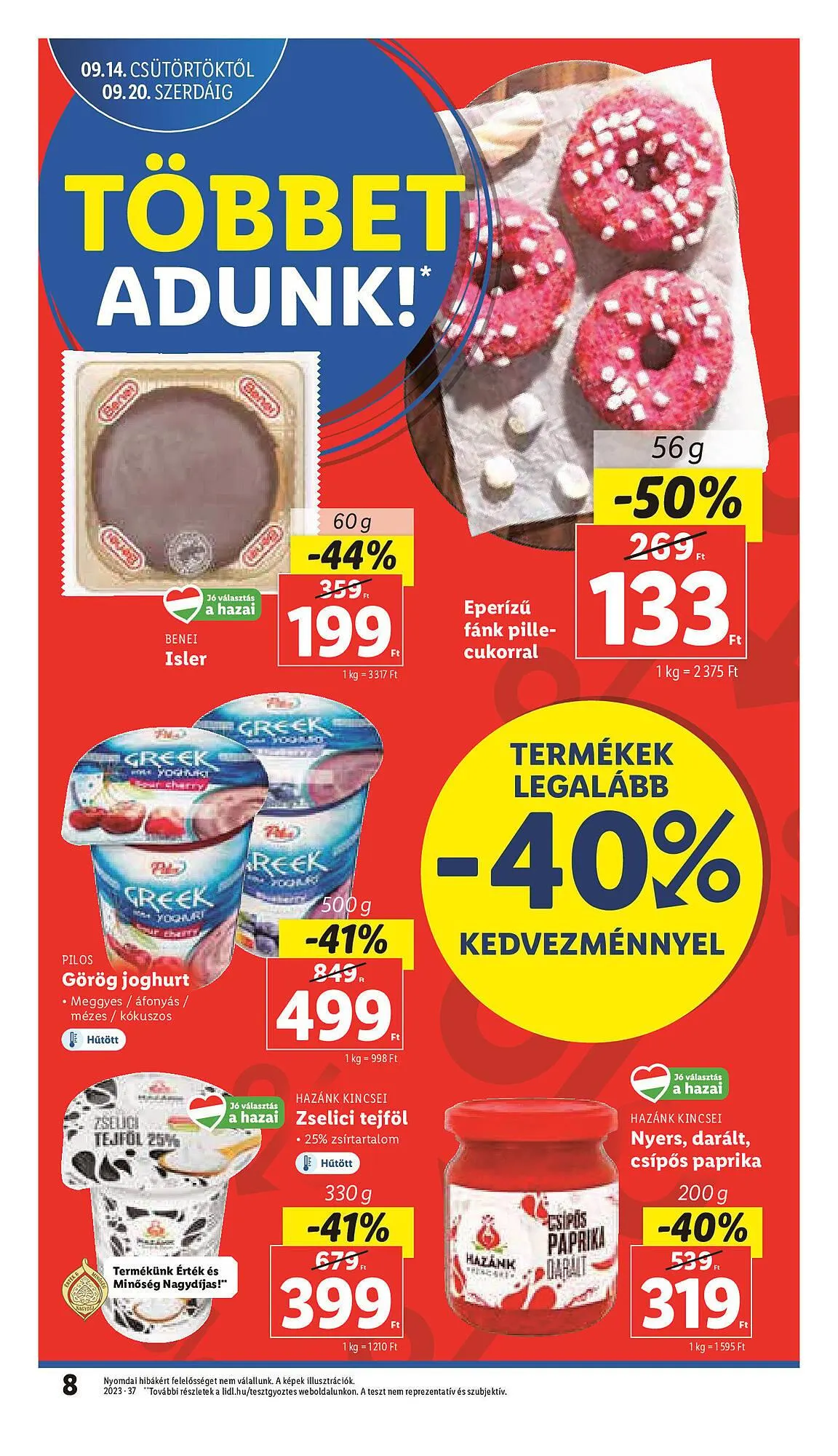 Katalógus Lidl akciós újság szeptember 14.-tól szeptember 20.-ig 2023. - Oldal 8