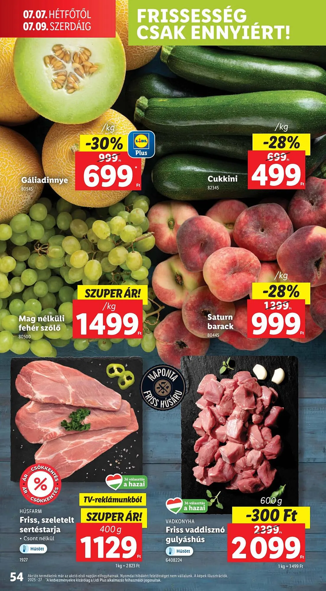 Katalógus Lidl akciós újság július 3.-tól július 9.-ig 2025. - Oldal 54
